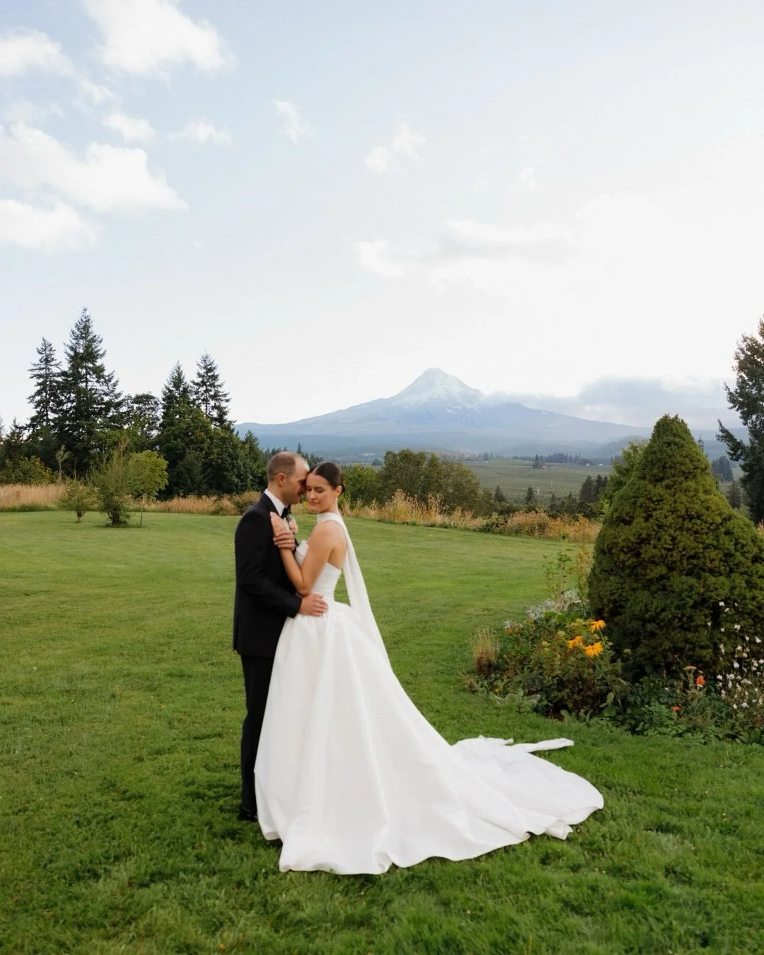 Your wedding photos cannot look luxurious in a venue that gives nothing back. 

If your ceremony backdrop is a red brick wall, a wooden fence, a patchy field, or the side of a barn that is what your wedding photos are going to look like. Because that