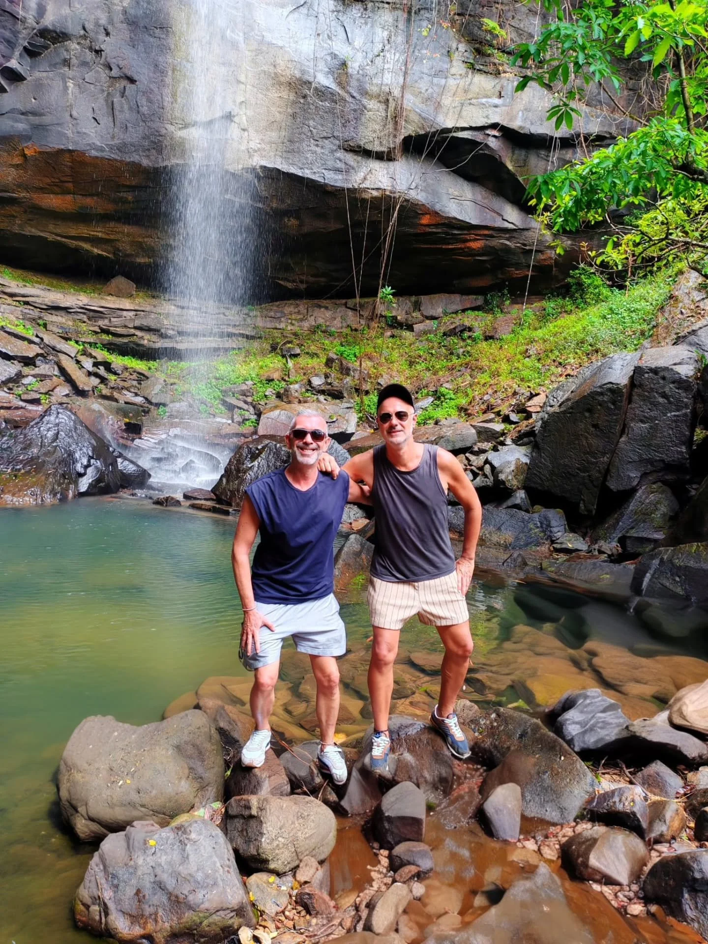 We went trekking in Kampot, Cambodia 🏔️😅
Got sweaty 💦
Got lost (a little) 🧭
Laughed a lot 😂

Just two guys, a mountain, dirty shoes 🥾 and views that made it all worth it 🌿✨

Sometimes the best adventures are the simplest ones 🚶&zwj;♂️🚶&zwj;♂