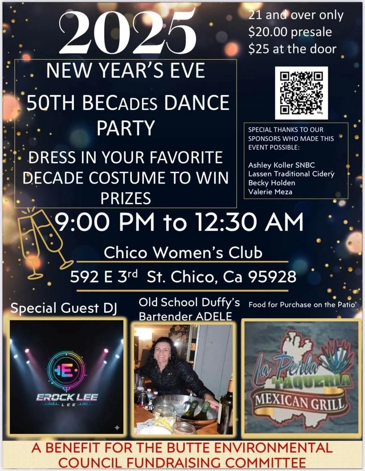 2025 New Year's Eve 50th BECades Dance Party