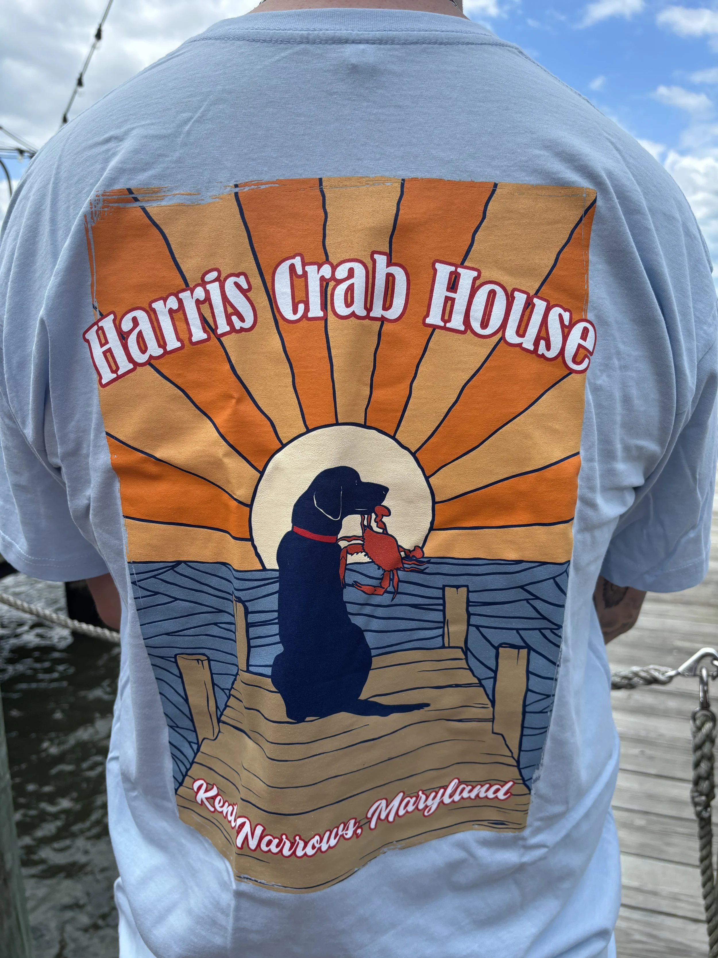 Sunset with Dog and Crab