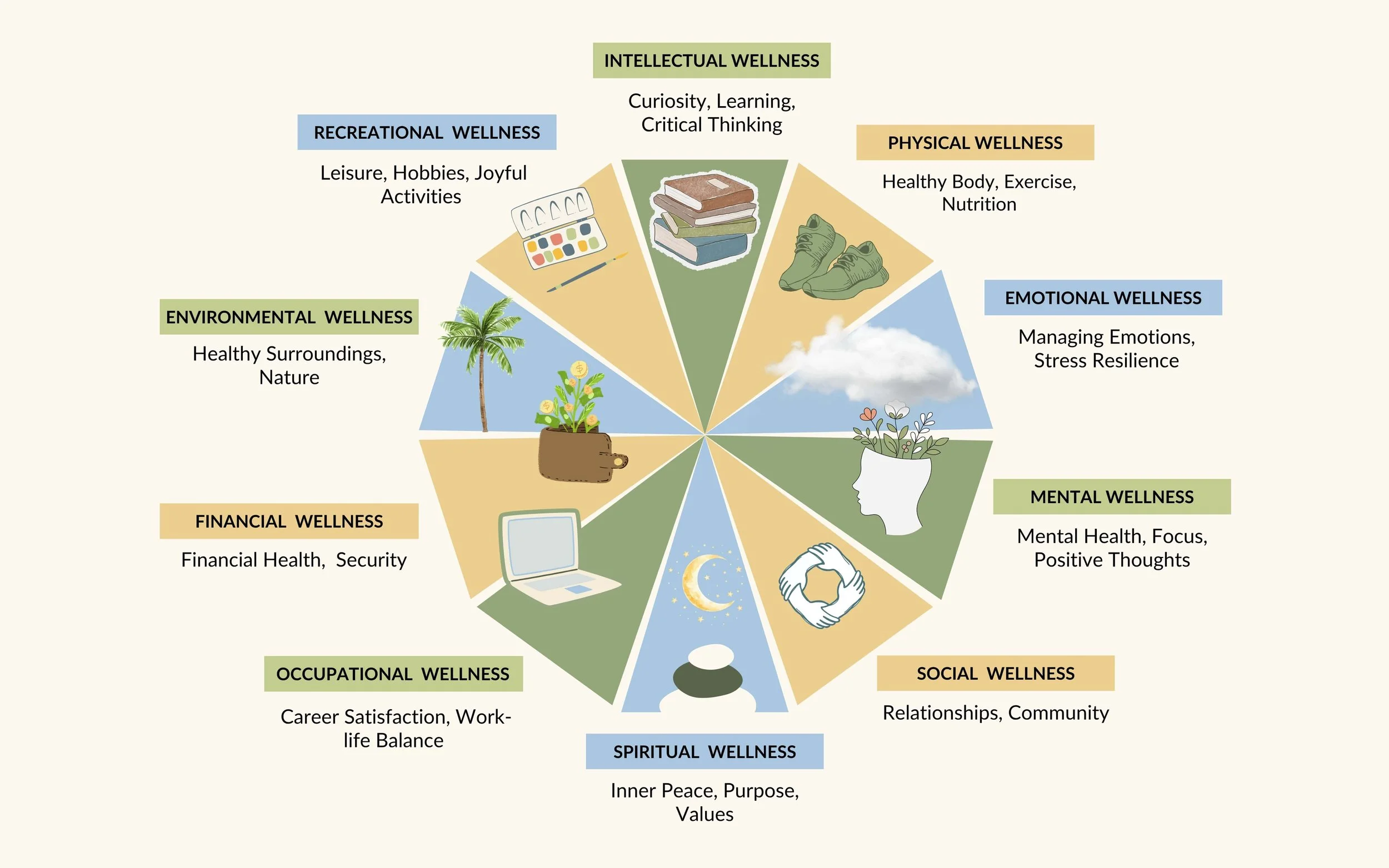 whole person wellness wheel