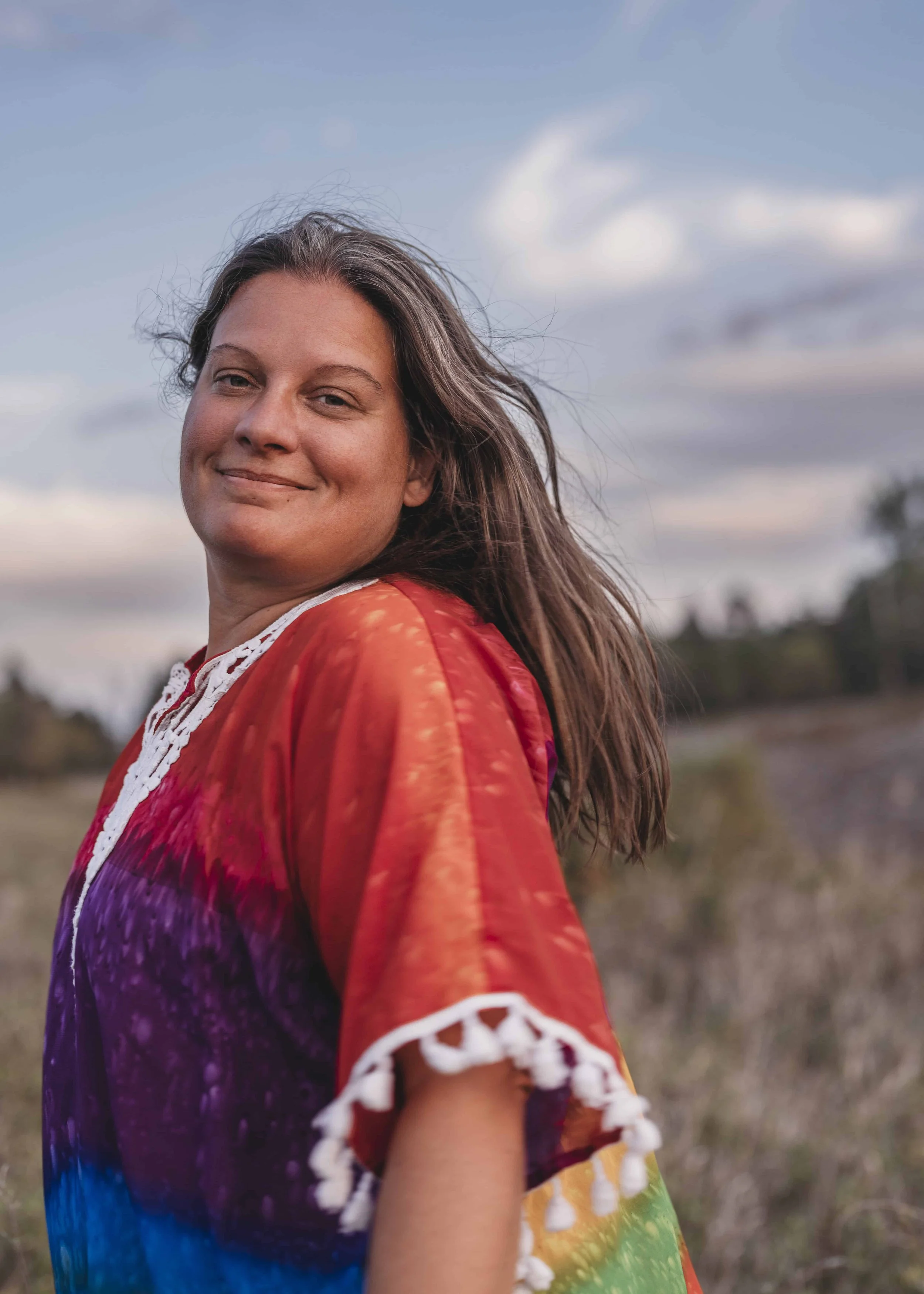 therapist, Victoria Gore smiling and looking at the camera