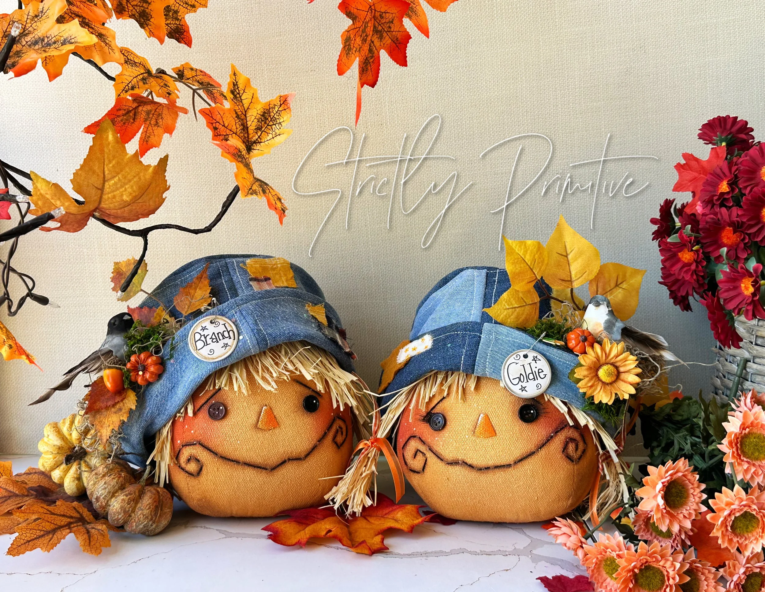 **NEW** Strictly Primitive Scarecrow Heads