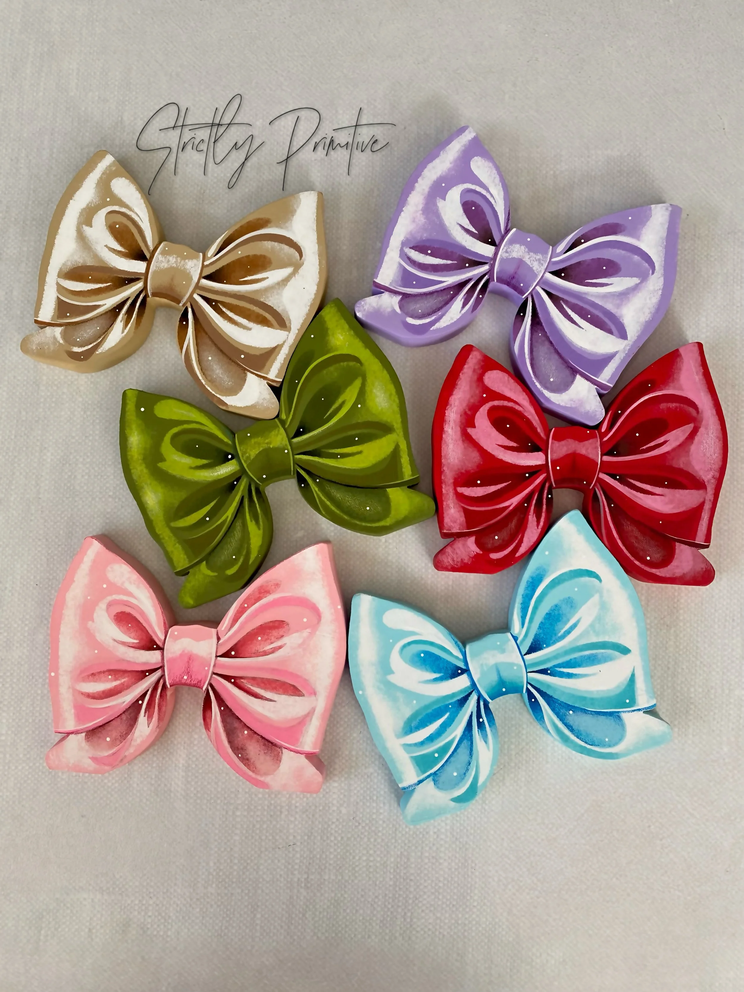 Hand Painted Bows