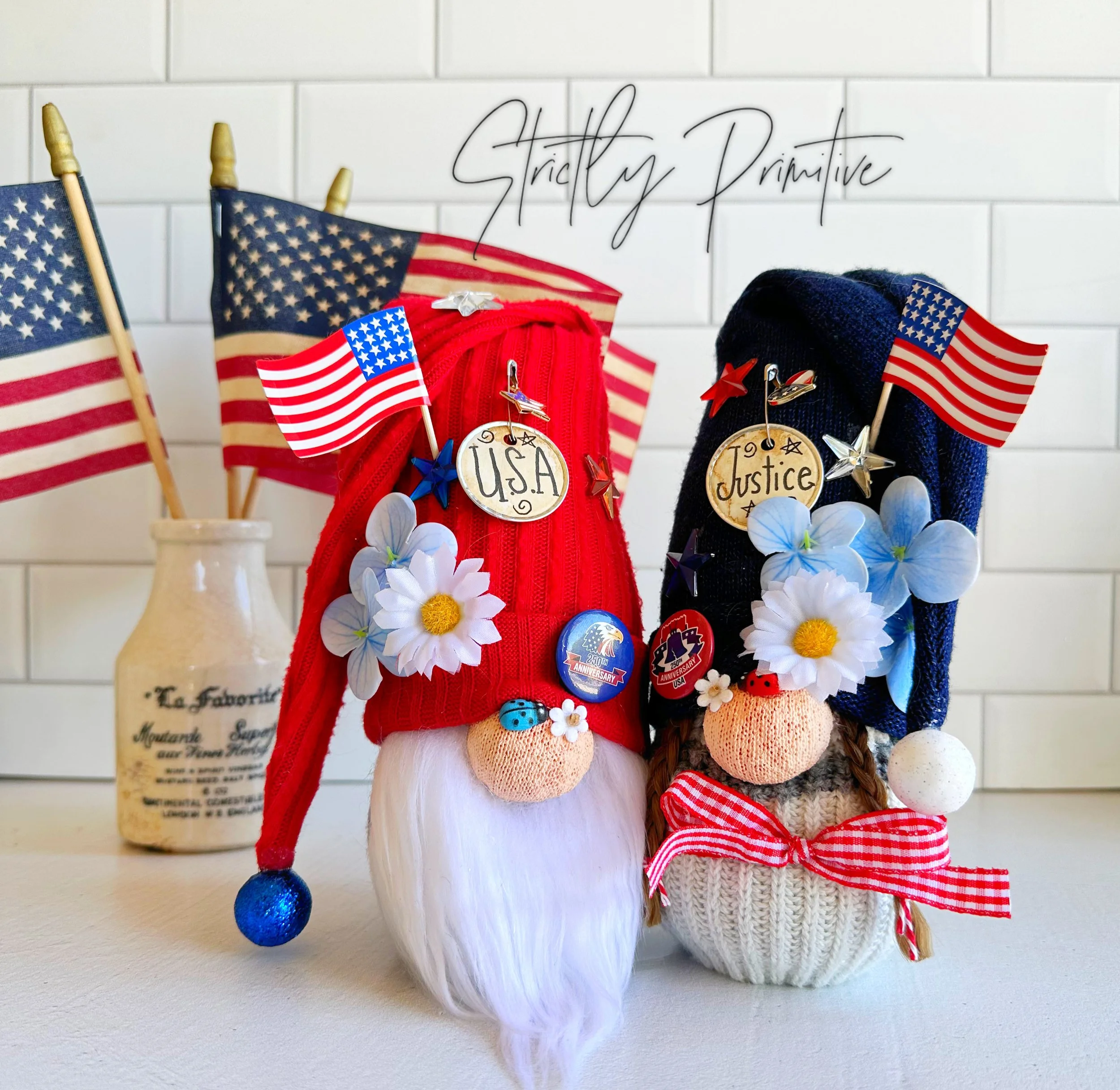 Strictly Primitive Patriotic Baby gnomes