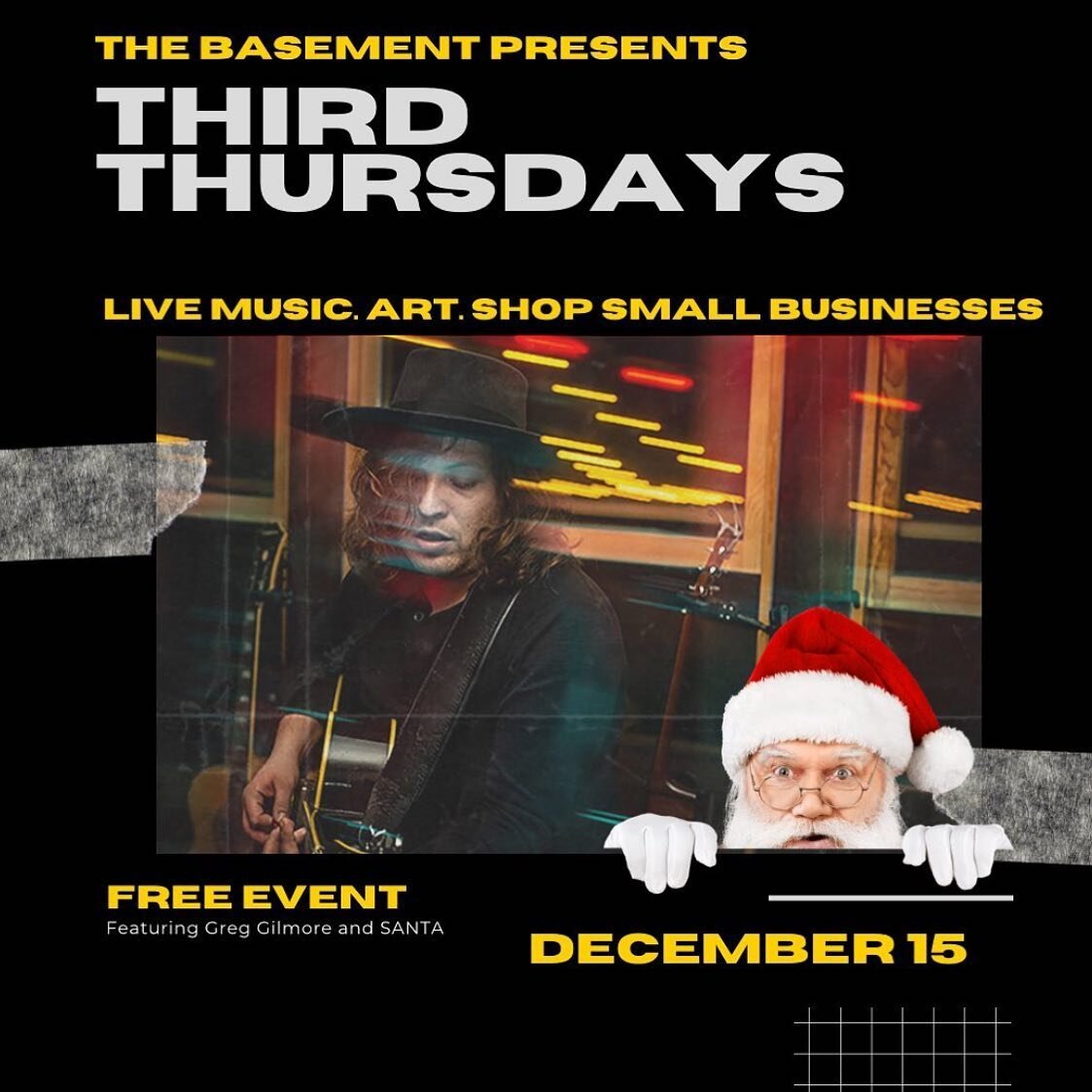 Don&rsquo;t miss this Thursday! Our Third Thursday is almost here! That means shopping, Santa!!, LIVE music and so much more!!!🎅🏼
Tag someone who needs to know👇🏼