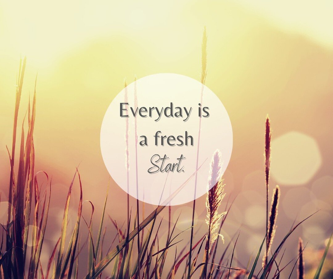 ❣Every day is a fresh start and a new opportunity to learn, grow, build your strengths, heal from past disappointments or hurts, and grow older and wiser.

✨ Have a great week!

#mondayvibes #newday #MorningMessage #everydayisanewday #everydayisafres