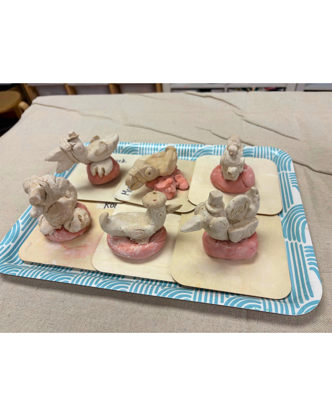 January in the studio