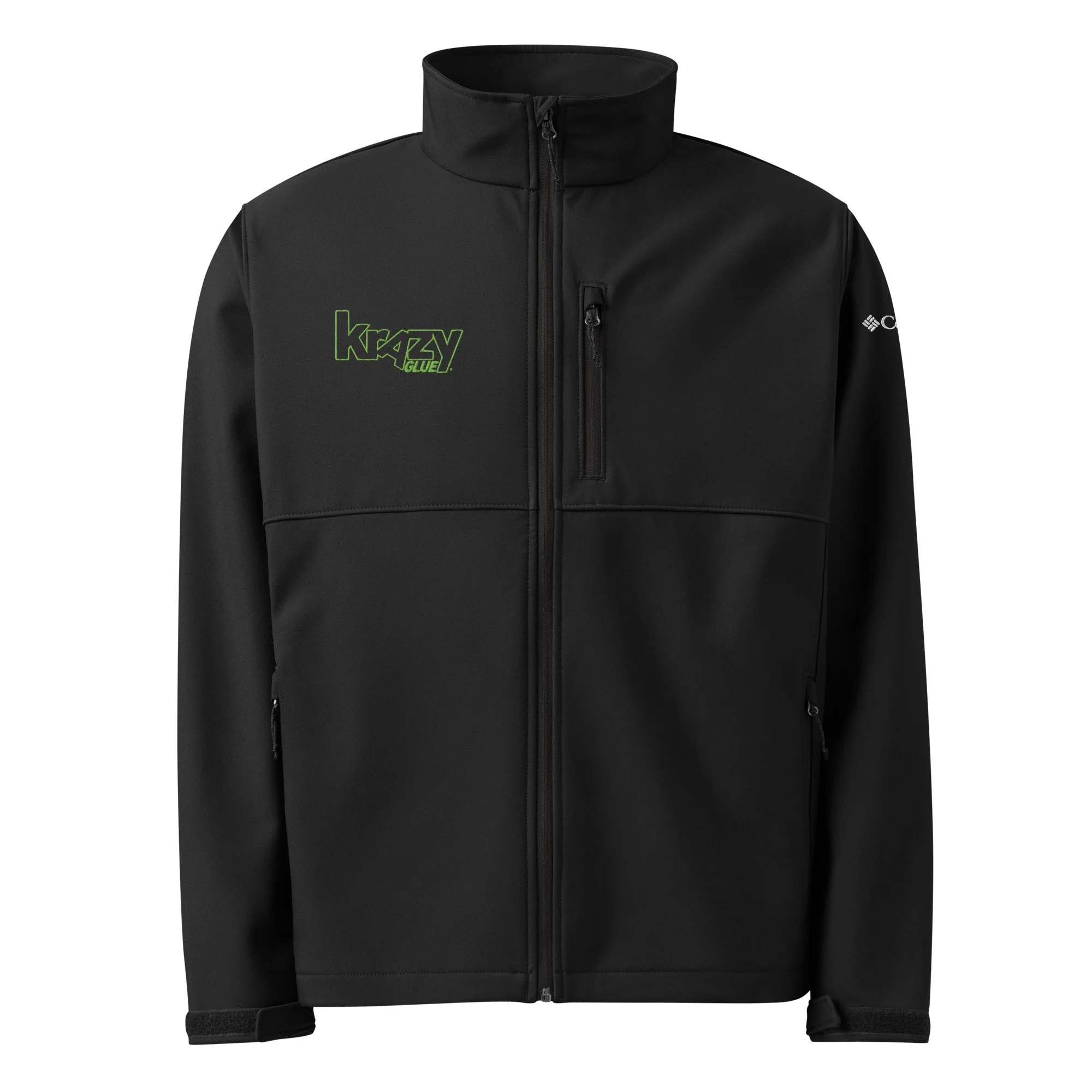 Krazy Glue Black Soft Shell Jacket