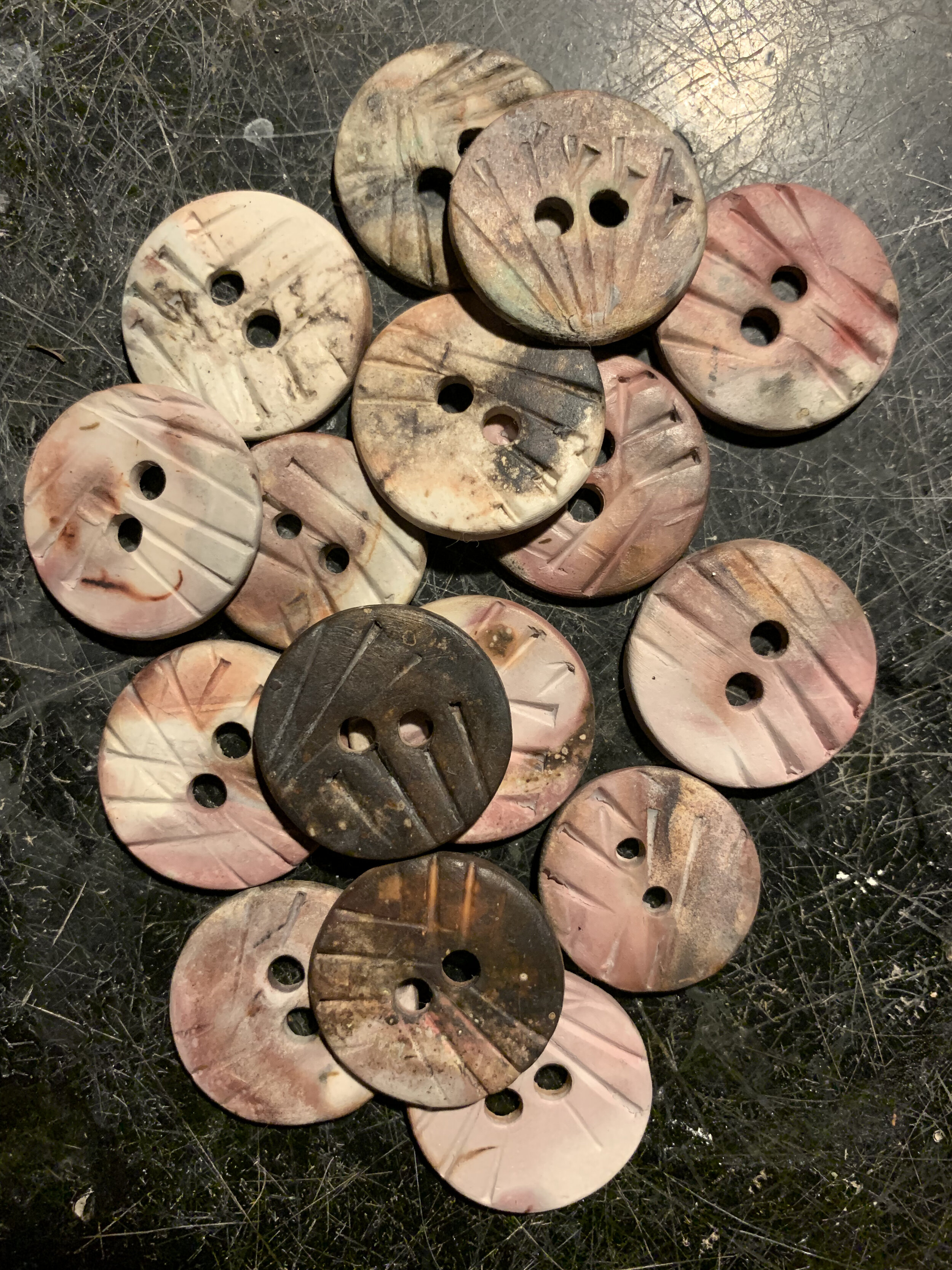 RachelCarpenterCeramics Pit Fired Buttons.jpeg
