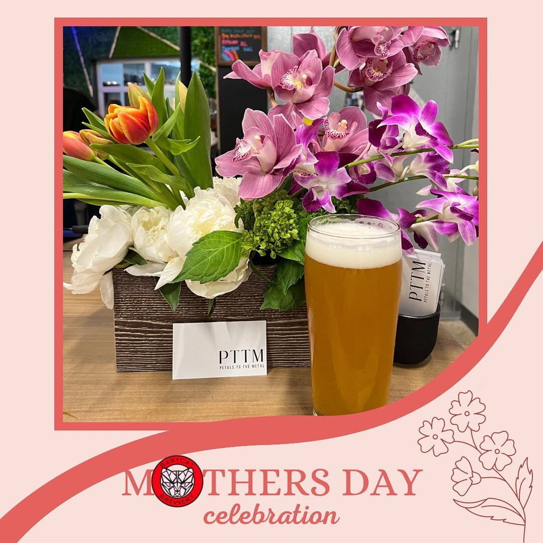 It&rsquo;s time to make your Mothers Day plans and we&rsquo;ve got you covered! Step 1: remember it&rsquo;s on Sunday 5/14. Step 2: come to BabyCat, obvi. Our friends @petalstothemetalfloristdc will be here with a pop-up bouquet bar - just look at th