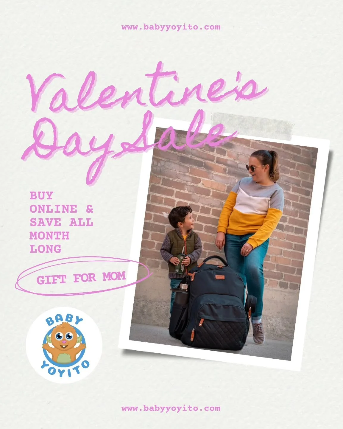 💘 Love is in the bag this Valentine&rsquo;s Day 💘

Because the best gift is something parents actually need.

Our Valentine&rsquo;s Day Sale is LIVE and every item on BabyYoyito.com is on sale 🎉

✨ The perfect diaper bag for twins
✨ The best trave
