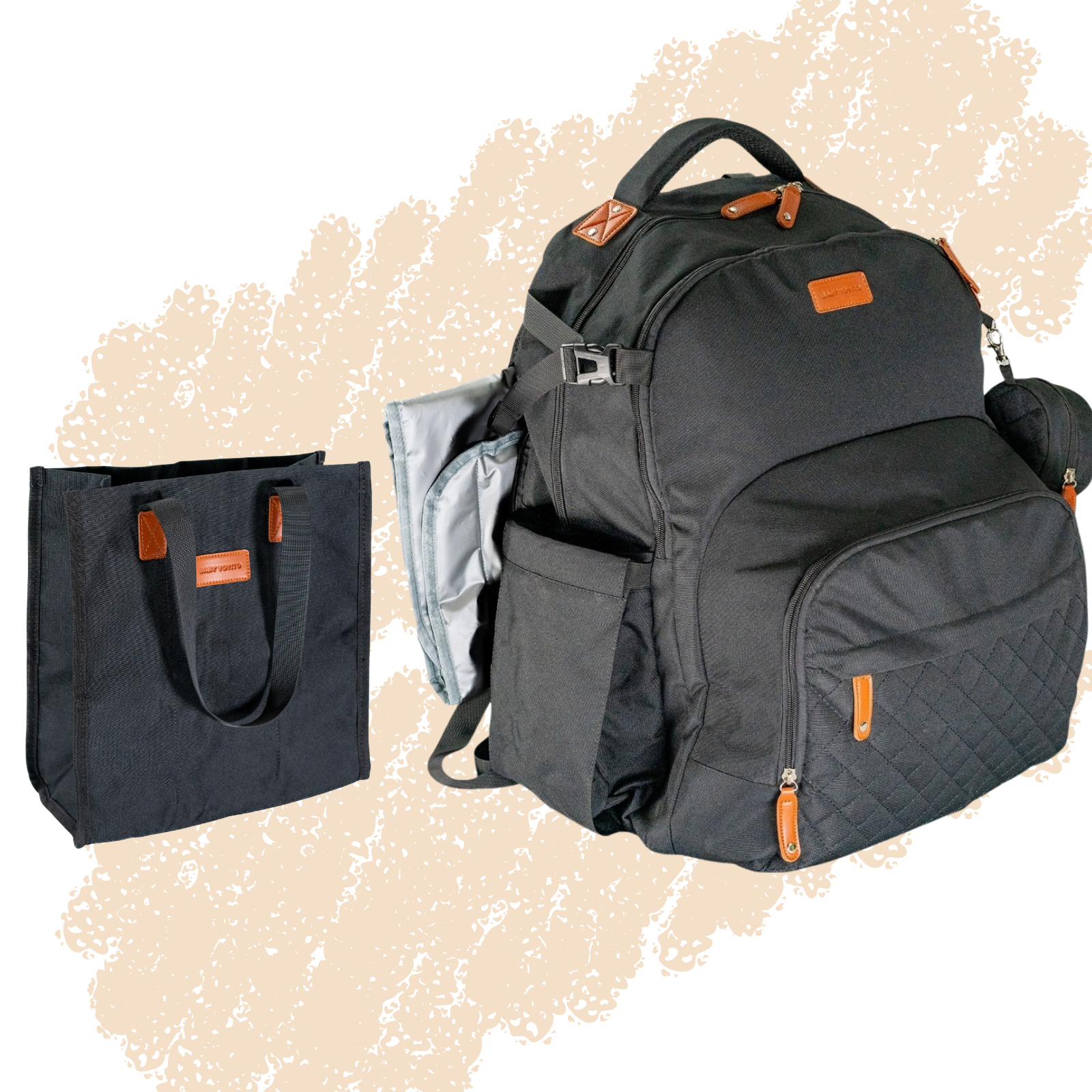 The Day Trip Diaper Bag + Quick Trip Tote Bag Bundle