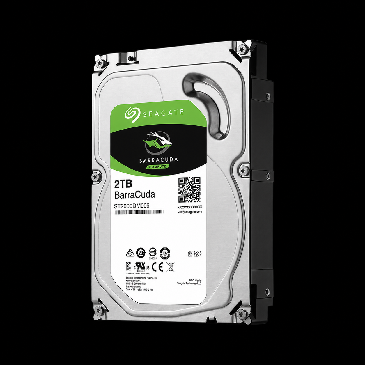Additional 2TB HDD (For Blizzard, MAX, Whirlwind Pro, Hellfire, FrostFire, SolarFlare series)