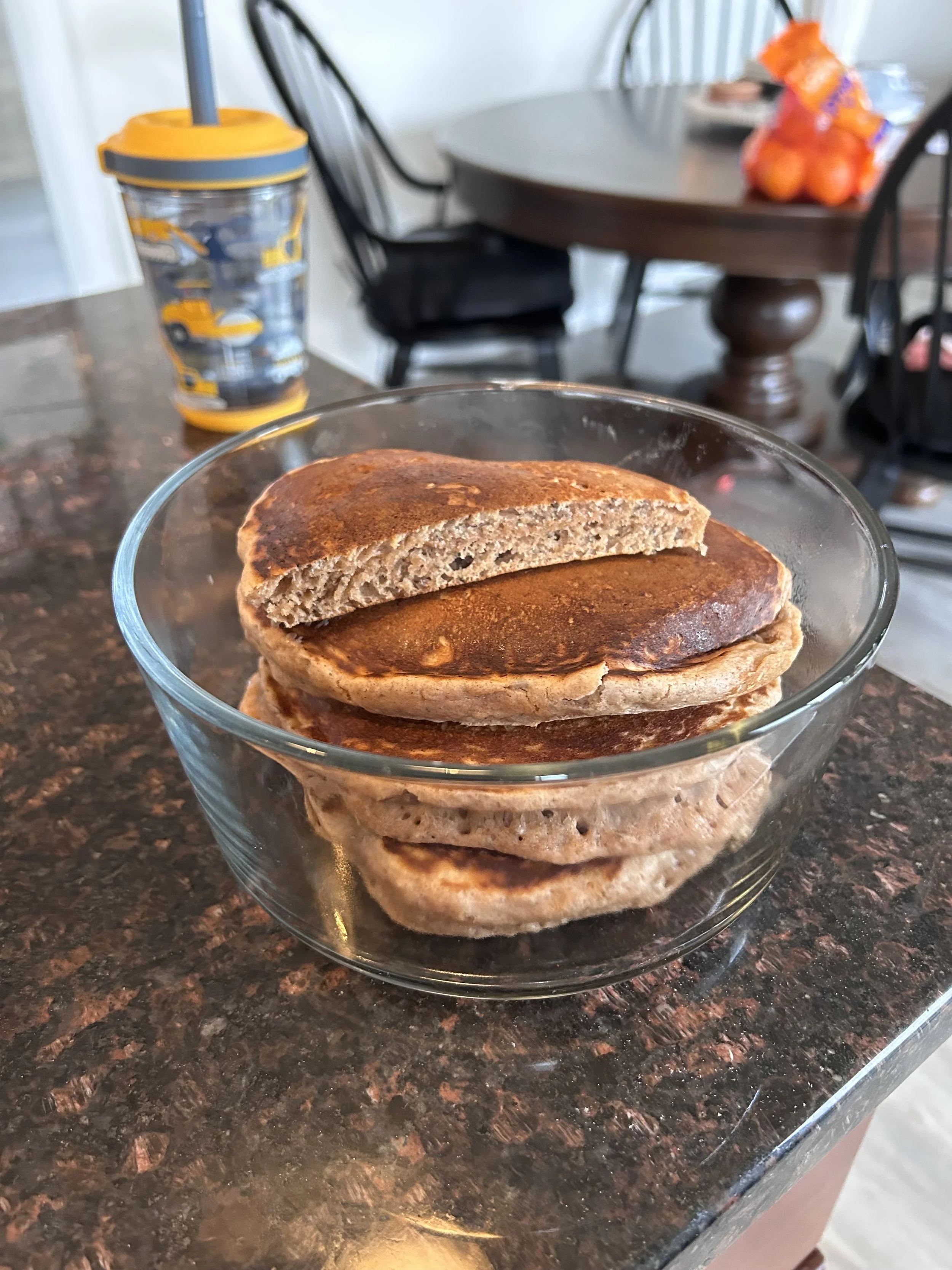 Cinnamon + Chia Seed Pancakes
