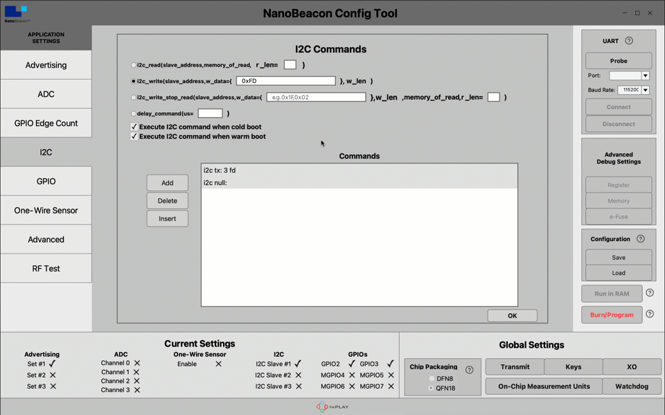 Building a wireless Temperature/Humidity Sensor using the InPlay IN100 ...