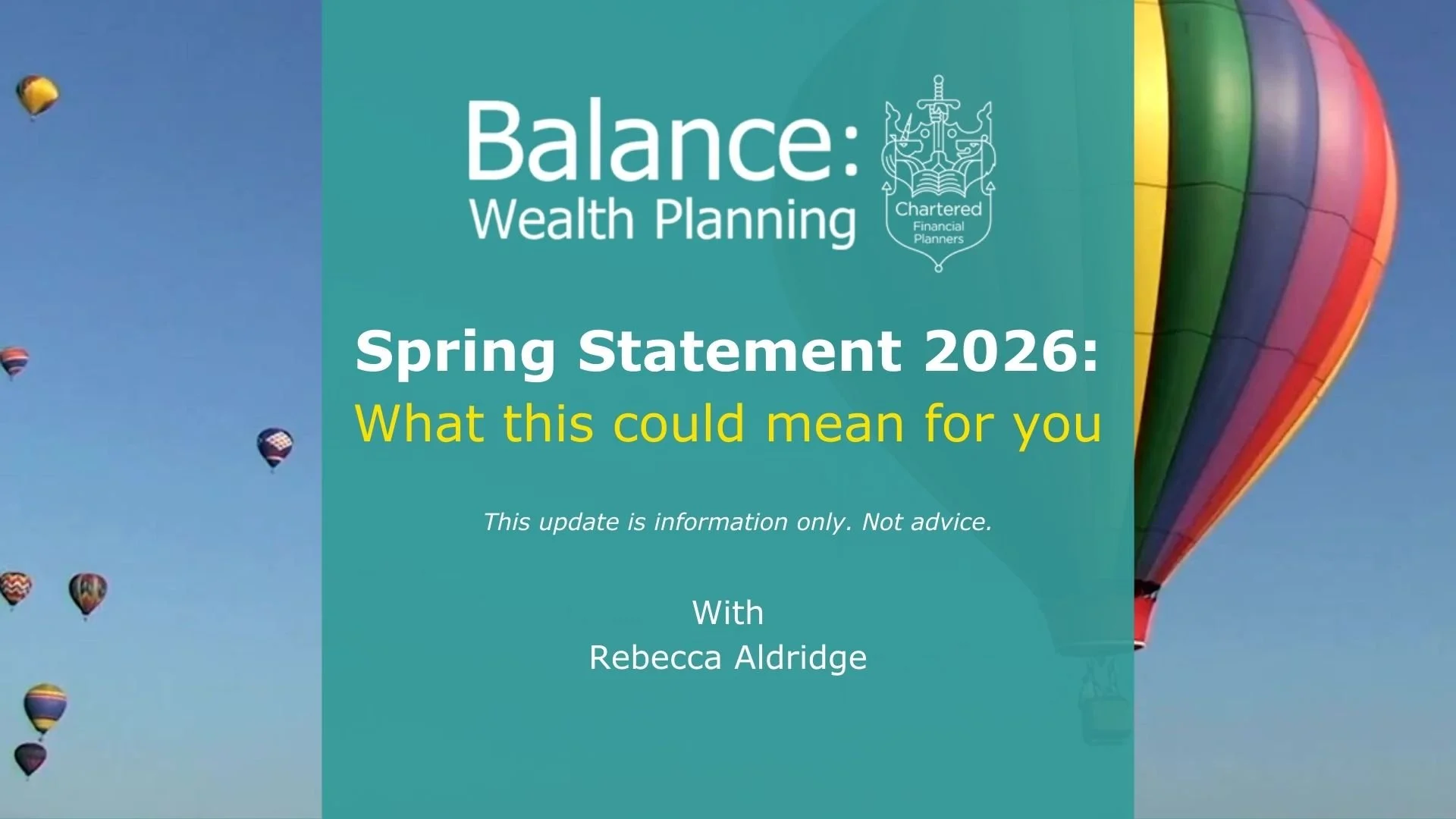 Balance Briefing: Spring Statement 2026