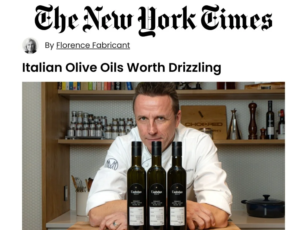 Umbrian Gold Olive Oil in The New York Times