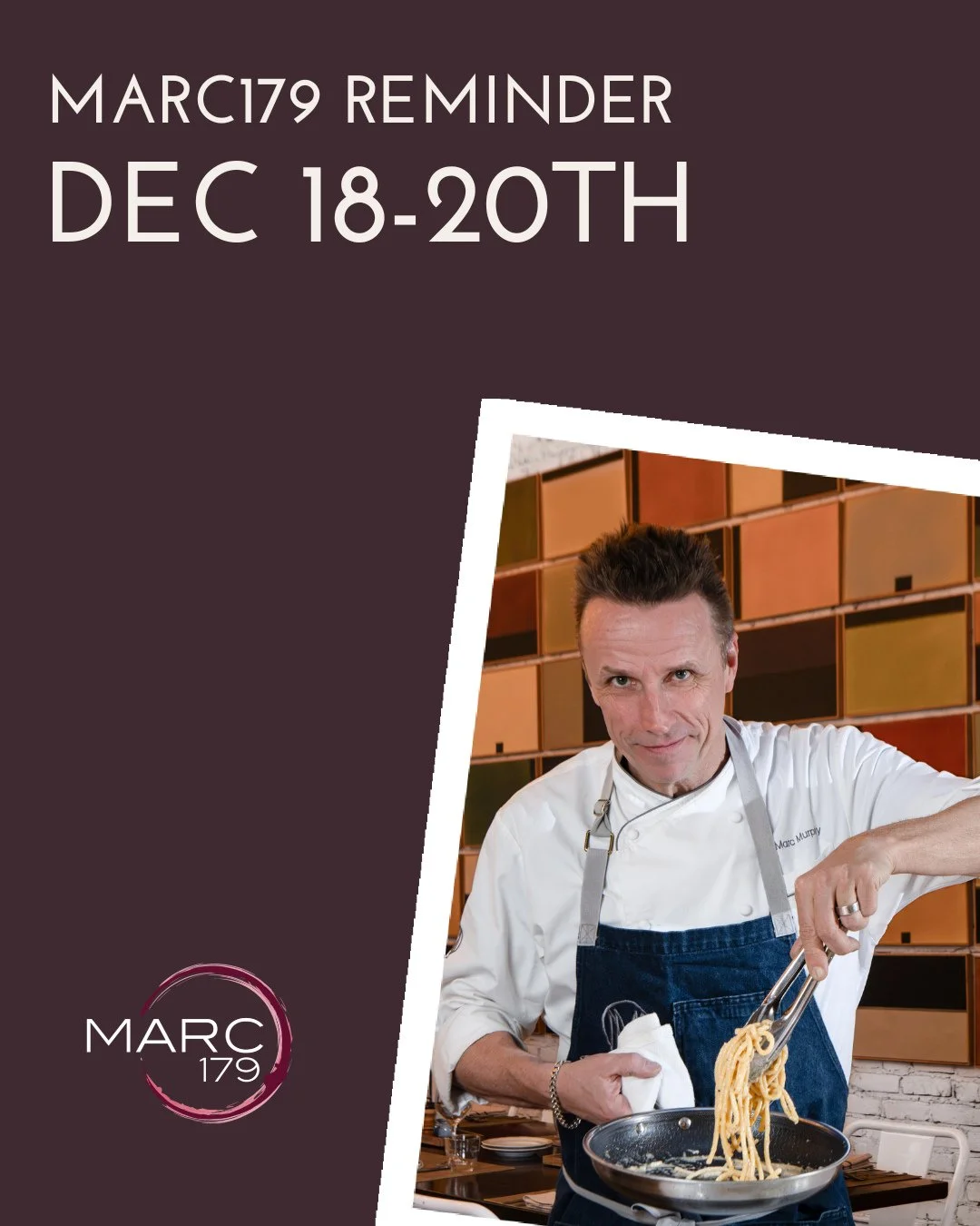 Friendly reminder: the December @marc179nyc Pop-Up is happening this week, December 18&ndash;20.⁠
⁠
And if you need another look at what we&rsquo;re serving (and trust me, it&rsquo;s a good one), here you go:⁠
⁠
📸 Leeks Vinaigrette with dijon, hazel