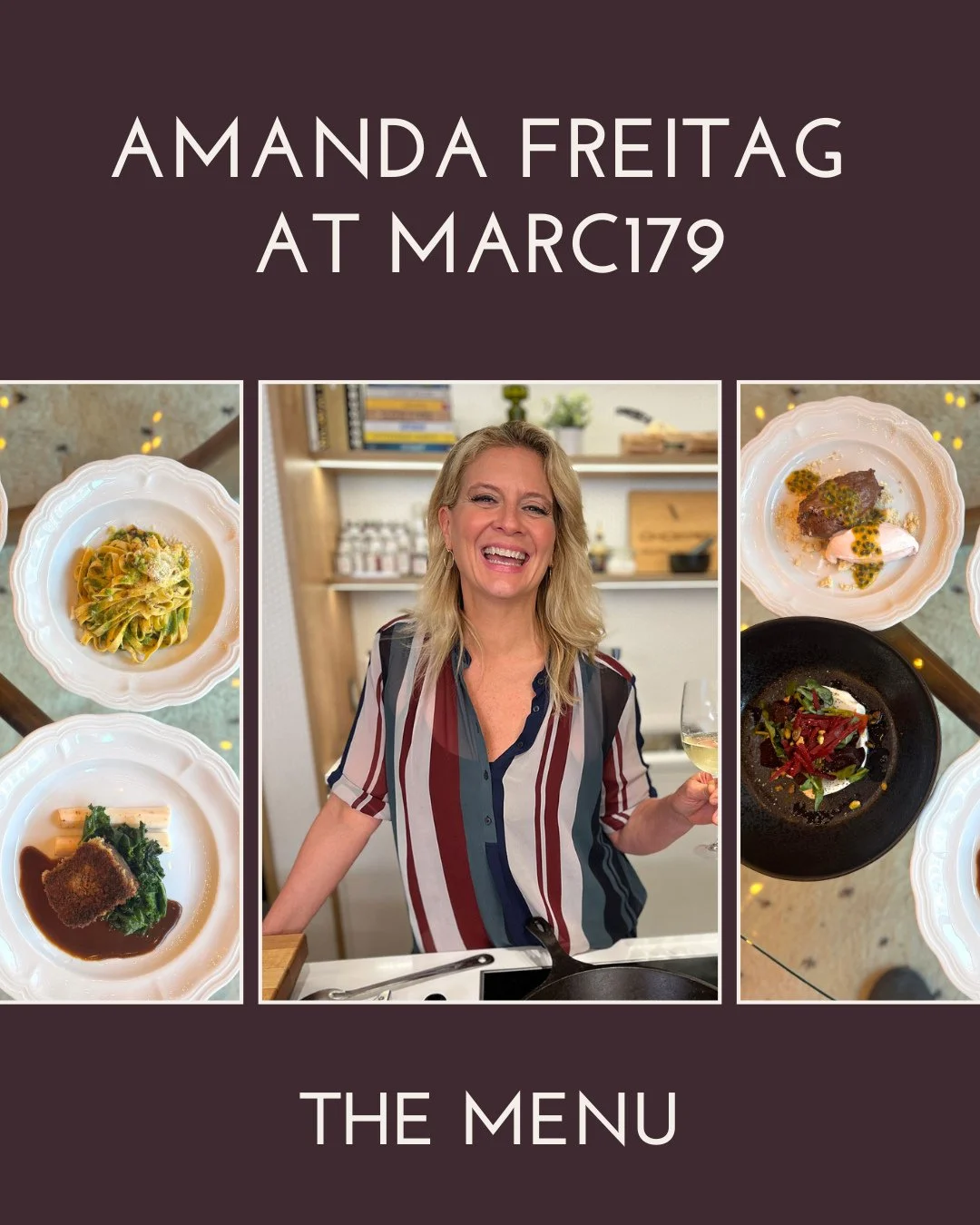 The February menu is shaping up to be something special. No surprise when @chefamandaf is at the helm.⁠
⁠
Here&rsquo;s a look at what she&rsquo;ll be cooking at @marc179nyc from February 12&ndash;14. I won&rsquo;t be there, but it helps to have some 