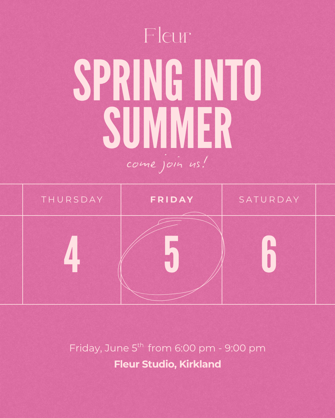 Fleur Soirée: Spring into Summer