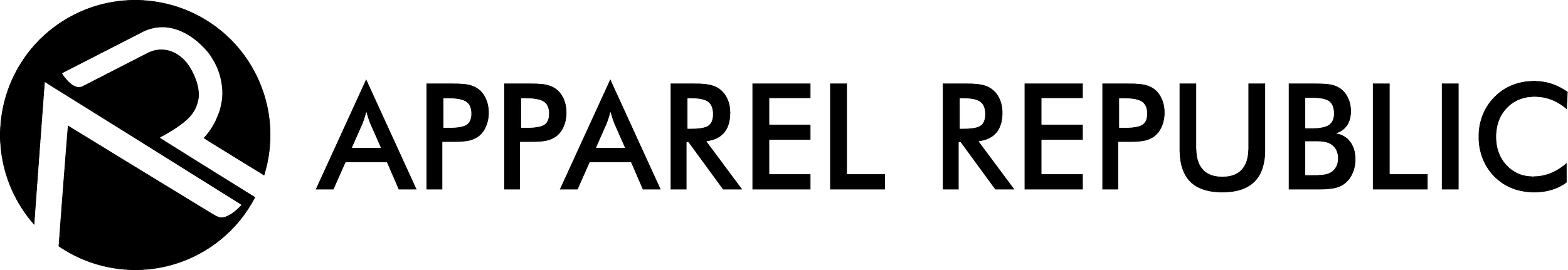 Logo of Apparelr Publicc with a circular icon featuring a stylized 'A' and 'R' inside.