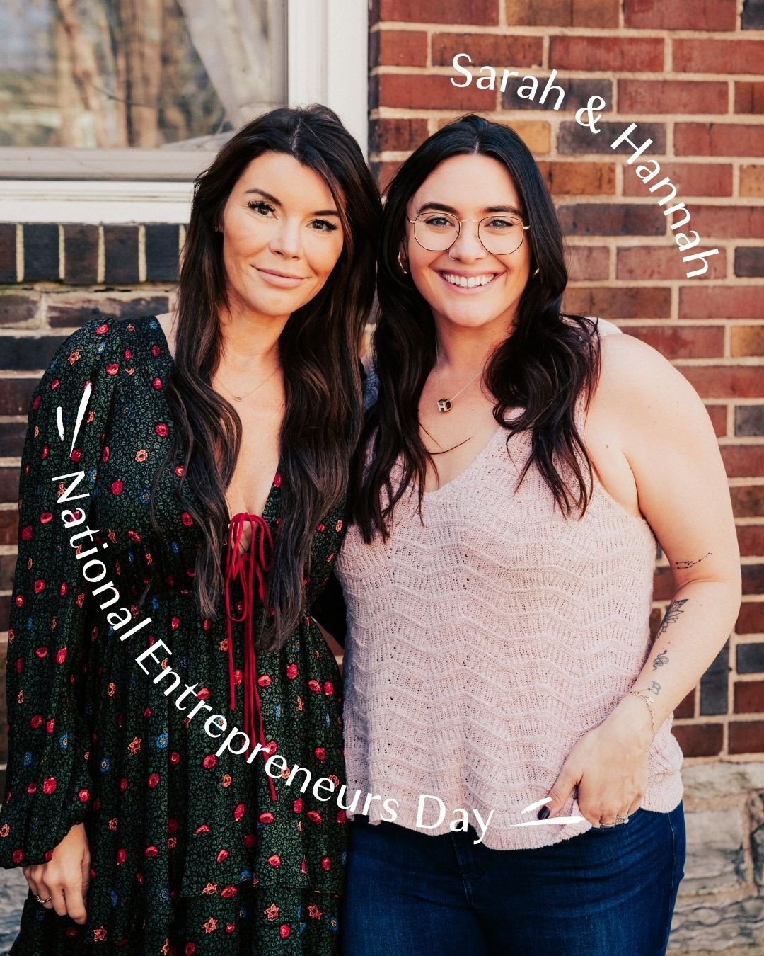 There's a day for everything, including #NationalEntrepreneursDay!⁠
⁠
Starting a business is not a gig for weak, so shoutout to our founders, Sarah &amp; Hannah, who got a little tipsy and decided to start a business (and actually follow through with