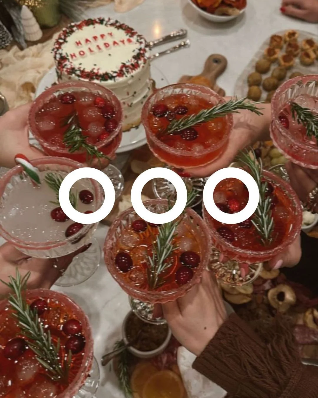 Cheers because we're OOO, (santa) baby! ⁠
⁠
From our team to yours, happy holidays!