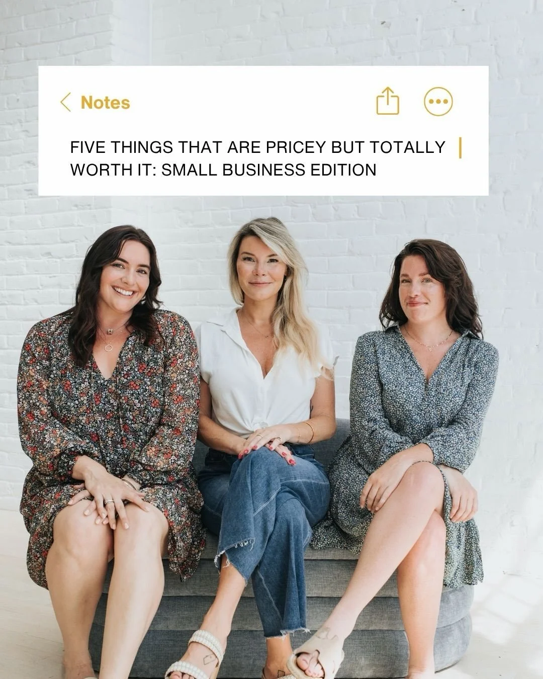 Take it from us, after six years of business we&rsquo;ve dropped a lot of dollars on some very useful and also useless things. 

Our senior leadership team is sharing the 5 things that have been worth the money ➡️

Because we don&rsquo;t have univers