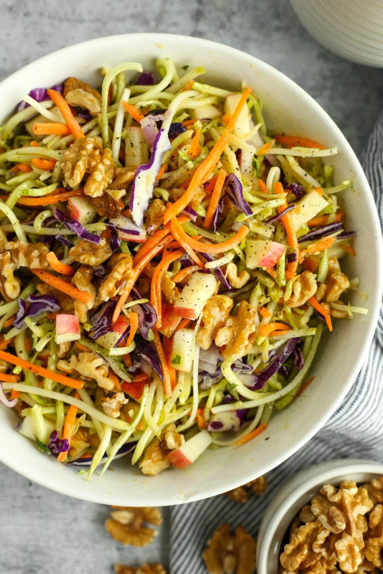 Broccoli Slaw with Oranges &amp; Apples