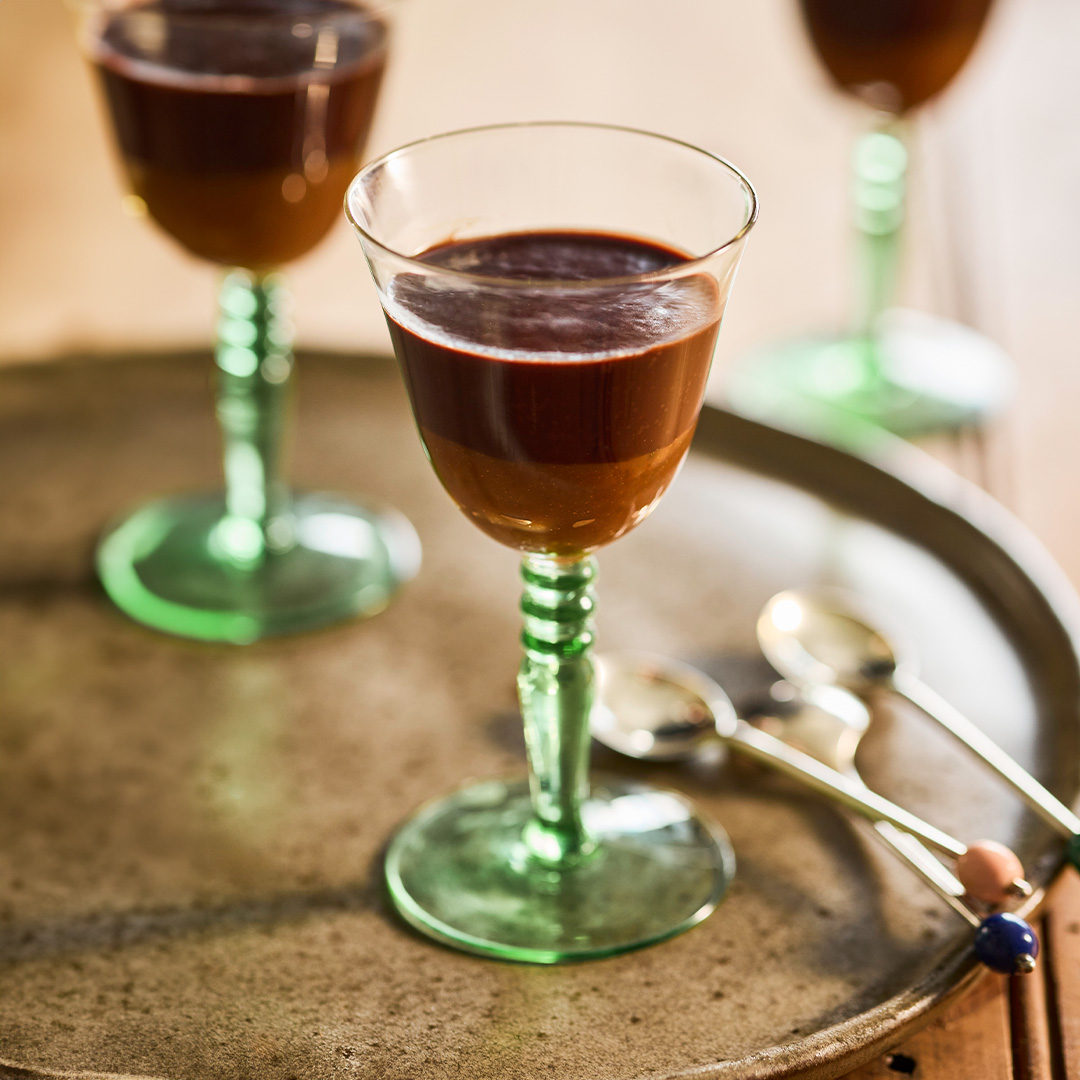 Farro’s Mexican Spiced Chocolate Pots with Dulce de Leche