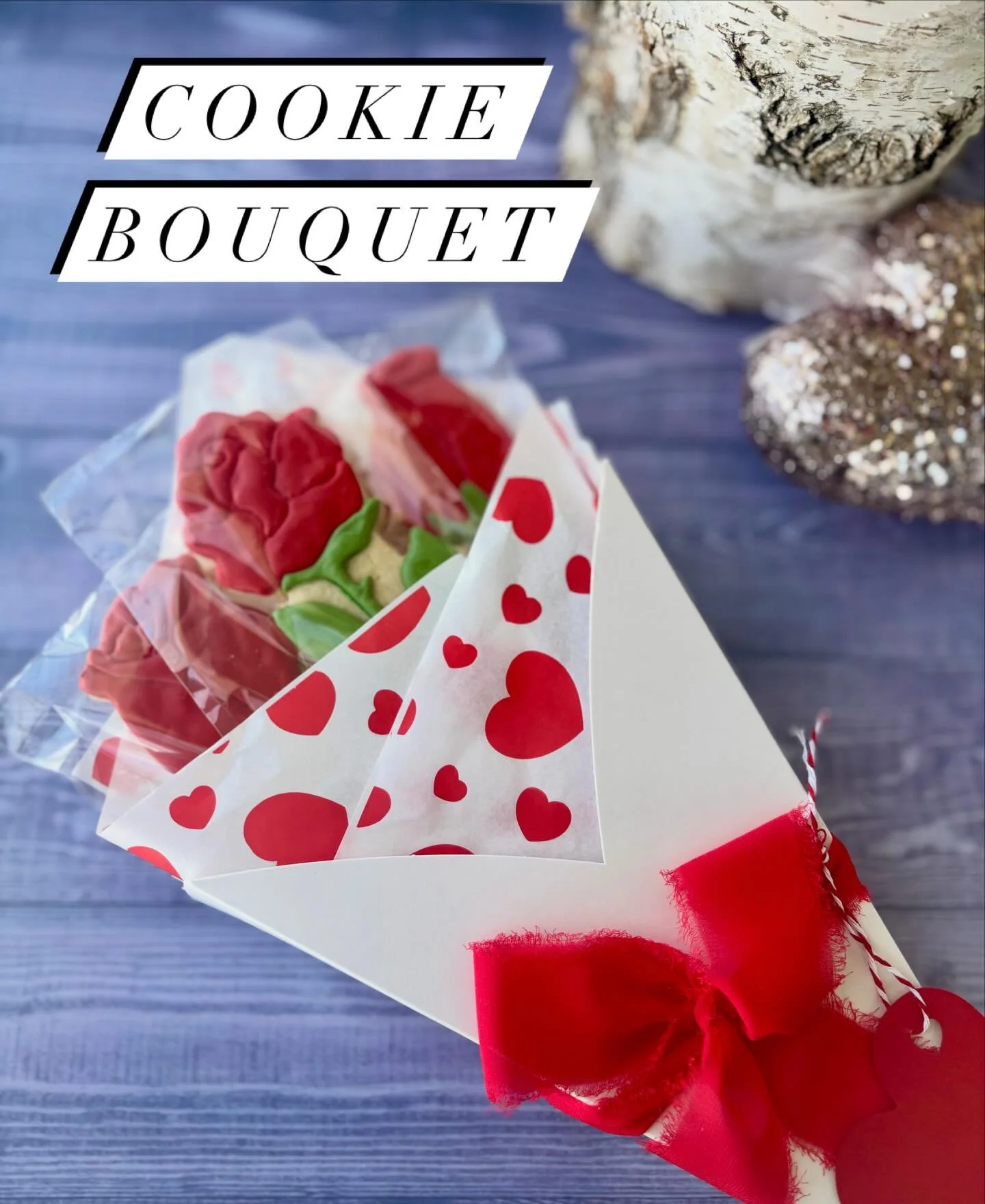 Love is in the air&hellip; and in the oven 💘✨
This year&rsquo;s Valentine&rsquo;s Day treats are officially here, and they&rsquo;re perfect for gifting, sharing, or keeping all to yourself 💕

🌹 Cookie Bouquets = Roses are red, cookies are sweet 
	