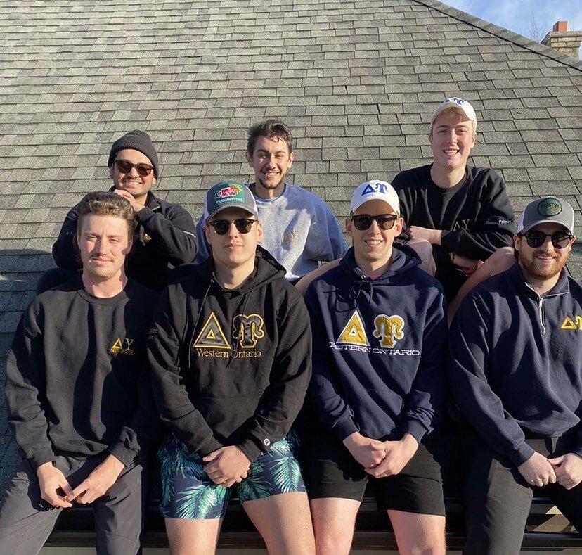 Congratulating our graduating brothers and newest alumni as they step into the next chapter of their lives. Dikaia gentleman!

Not in photo: Akym John, Mitch Baillie, Michael Amodeo, Mitchell Rising, Micah Edwards, Vageesh Contram-Seetanah