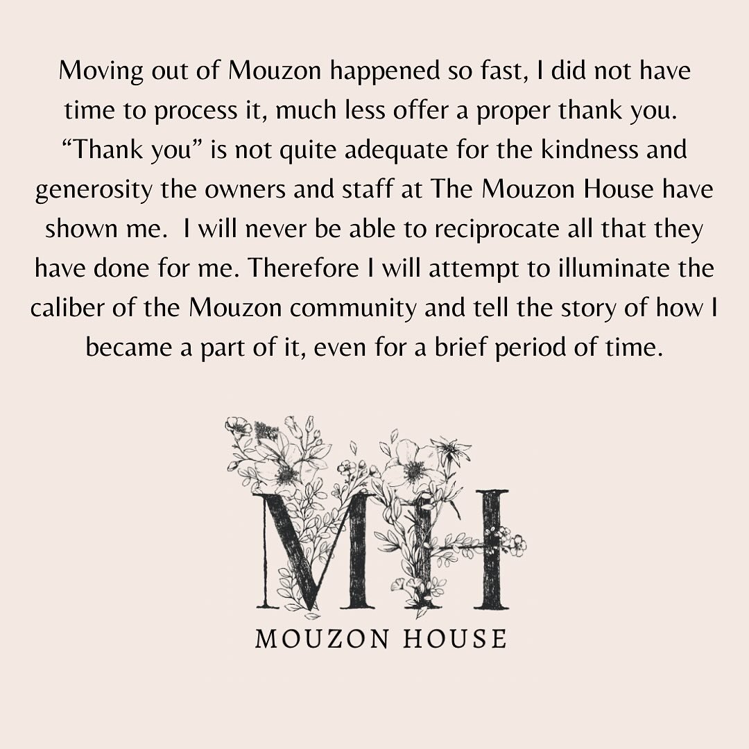 A love letter to @the_mouzon_house and a message about giving people a chance and working together as a community. Forgive the sap! But I mean every word. And they can&rsquo;t get rid of me that fast. Y&rsquo;all know I&rsquo;ll be in there often enj