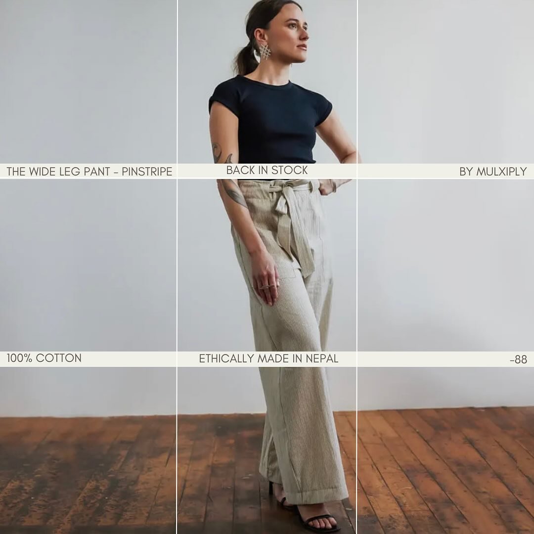 Best selling pinstripe wide leg pants pack in stock today in Troy. Pair with that darling pointelle tee, darlings. Another beautiful weekend at the collective! Come and check us out, @shopdbtrends and @playhollow 🌞 🌺 ✌🏼

.
.
.
.
#troyny #enjoytroy