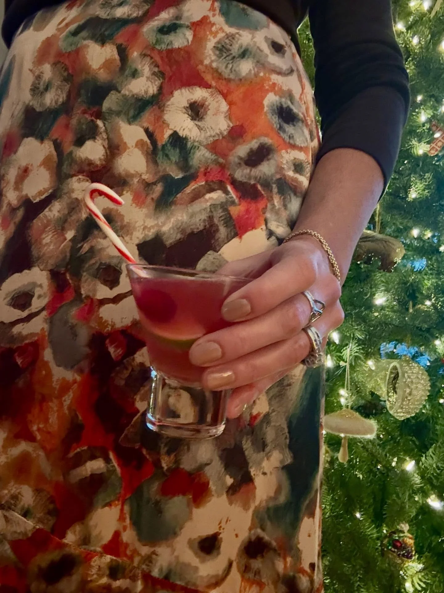 Keep being festive! Grab the joy! Griswold your house! Drink the cocktails! Preferably out of vintage martini glasses with vintage cocktail stirrers! Watch the movies! Bake the cookies! Call your loved ones! Give to a charity! Sponsor a family! Shop 