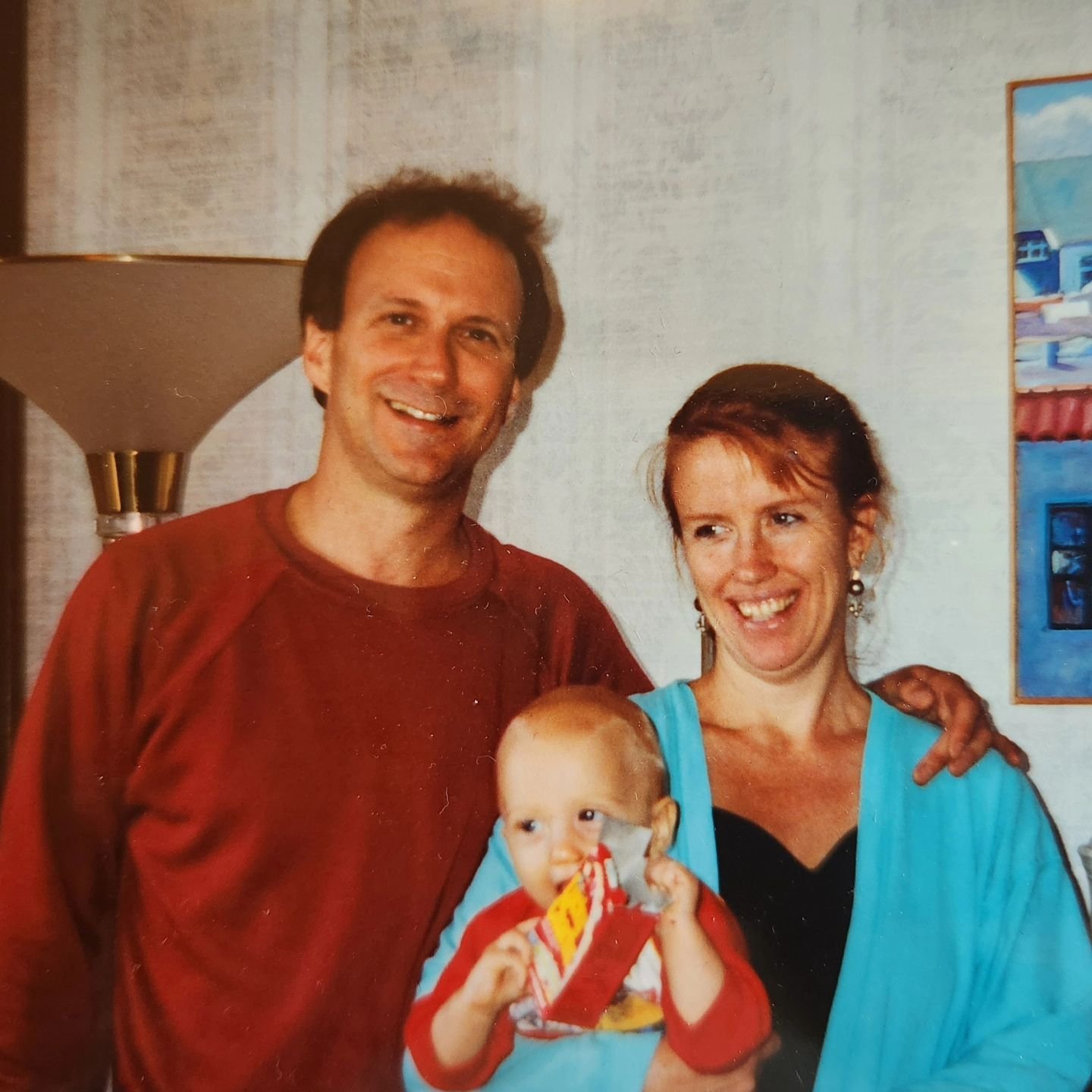Our 35th Anniversary! Almost half my life, and as my husband said, the better half. Feel blessed. 

First photo: We were so young! Photo with our son Will, whose birthday is 2 days  before our anniversary.

Second photo: Sunday at San Jose Opera.

Th
