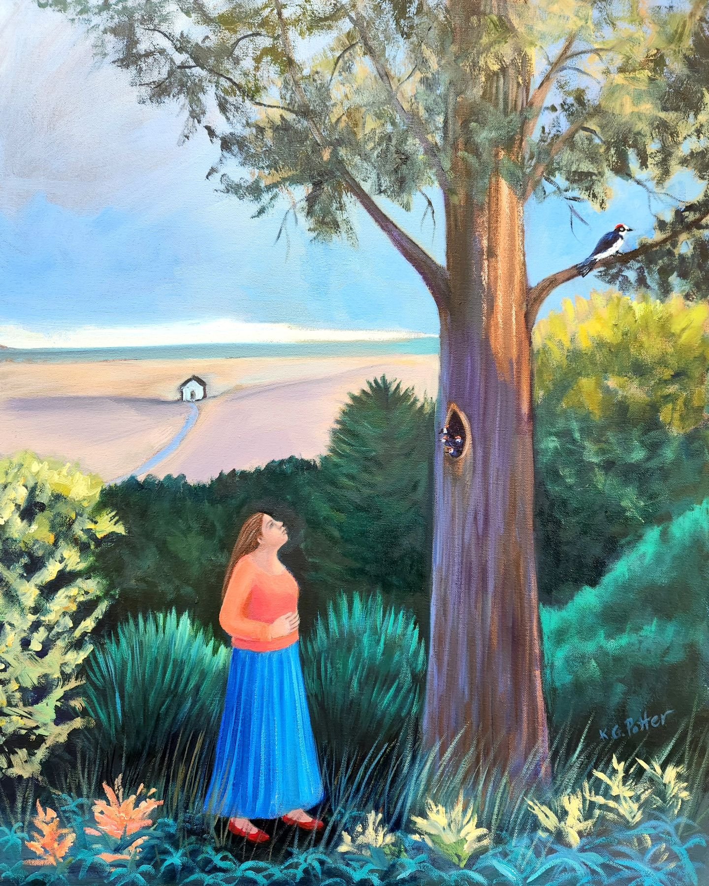 &quot;The Nest&quot;
Oil on canvas 
This might be in my upcoming show @oswaldrestaurant this May and June. Reception this coming Saturday 5-6:30. Stop by!

#santacruzartscene #santacruzart #santacruzfood #supportlocalbusiness #supportlocalart #suppor