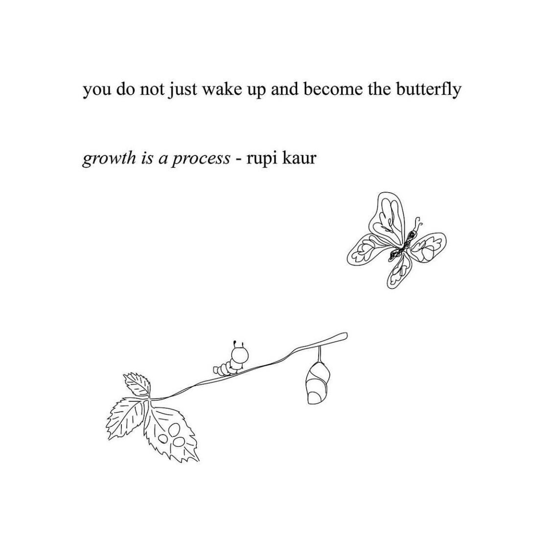 Ahhhh just what I needed to read as I keep thinking &lsquo;I don&rsquo;t want to go through the process, I just want it done&rsquo;. Well Stephanie, where is the growth in that? Mindset switch thanks to @rupikaur_ ✨🧡☺️