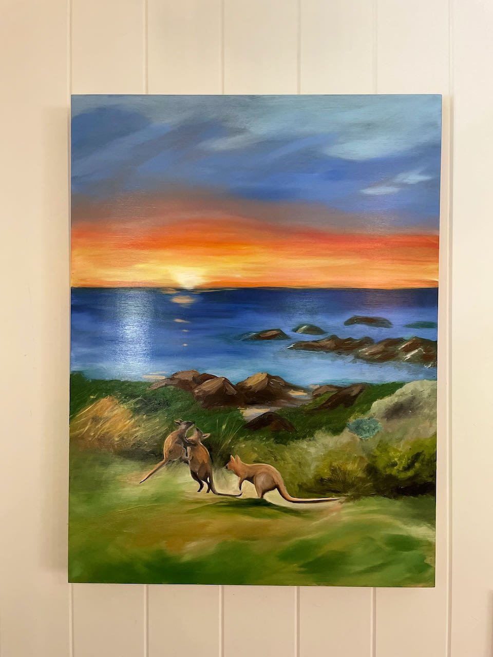 Reverence (King Island) - Oil on Wood