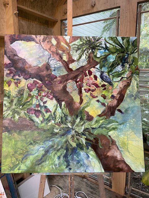 Australian abstract art | Rainforest | The Faraway Tree 4