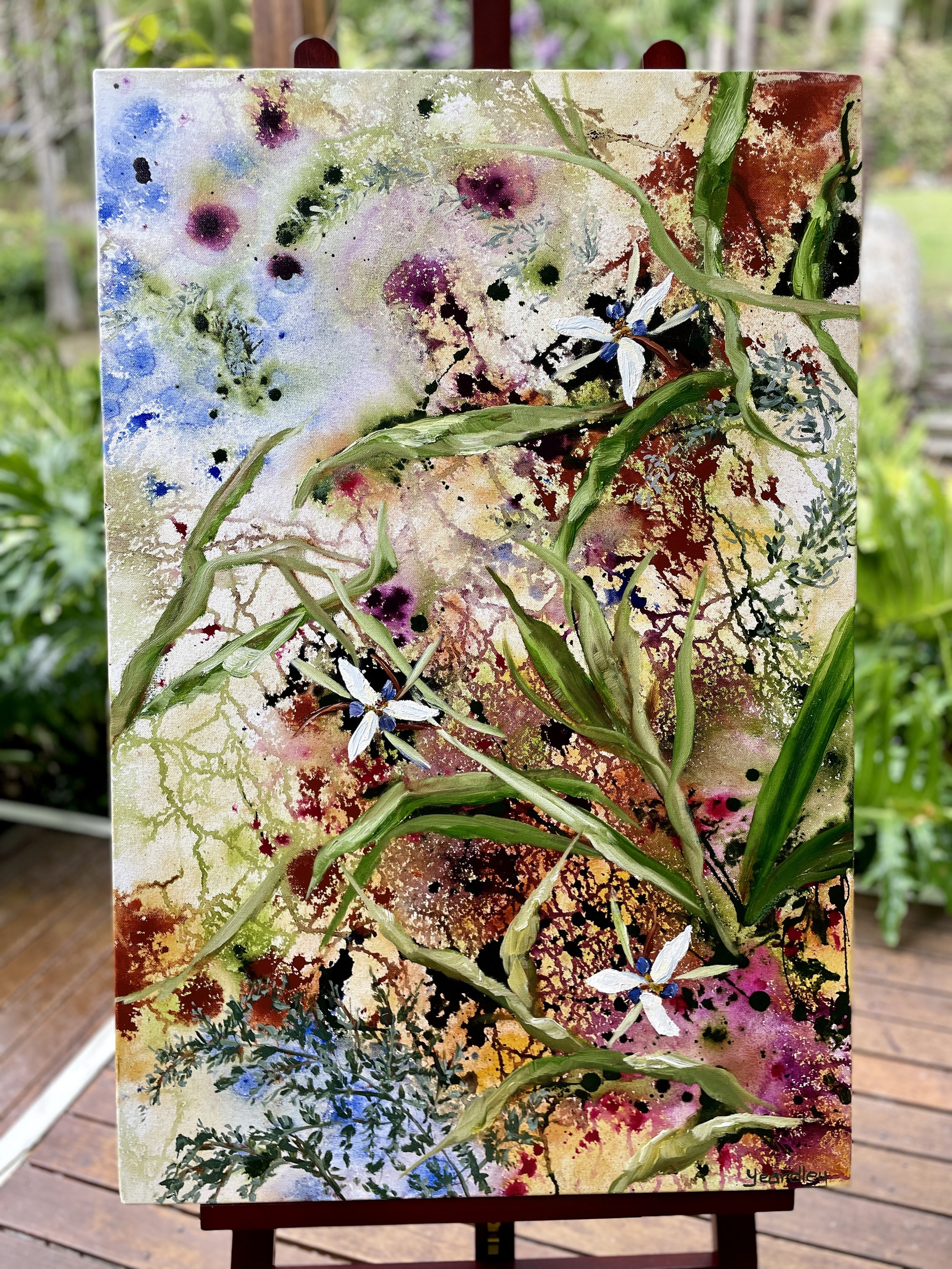 Wild Iris | Original Oil on Canvas | SOLD