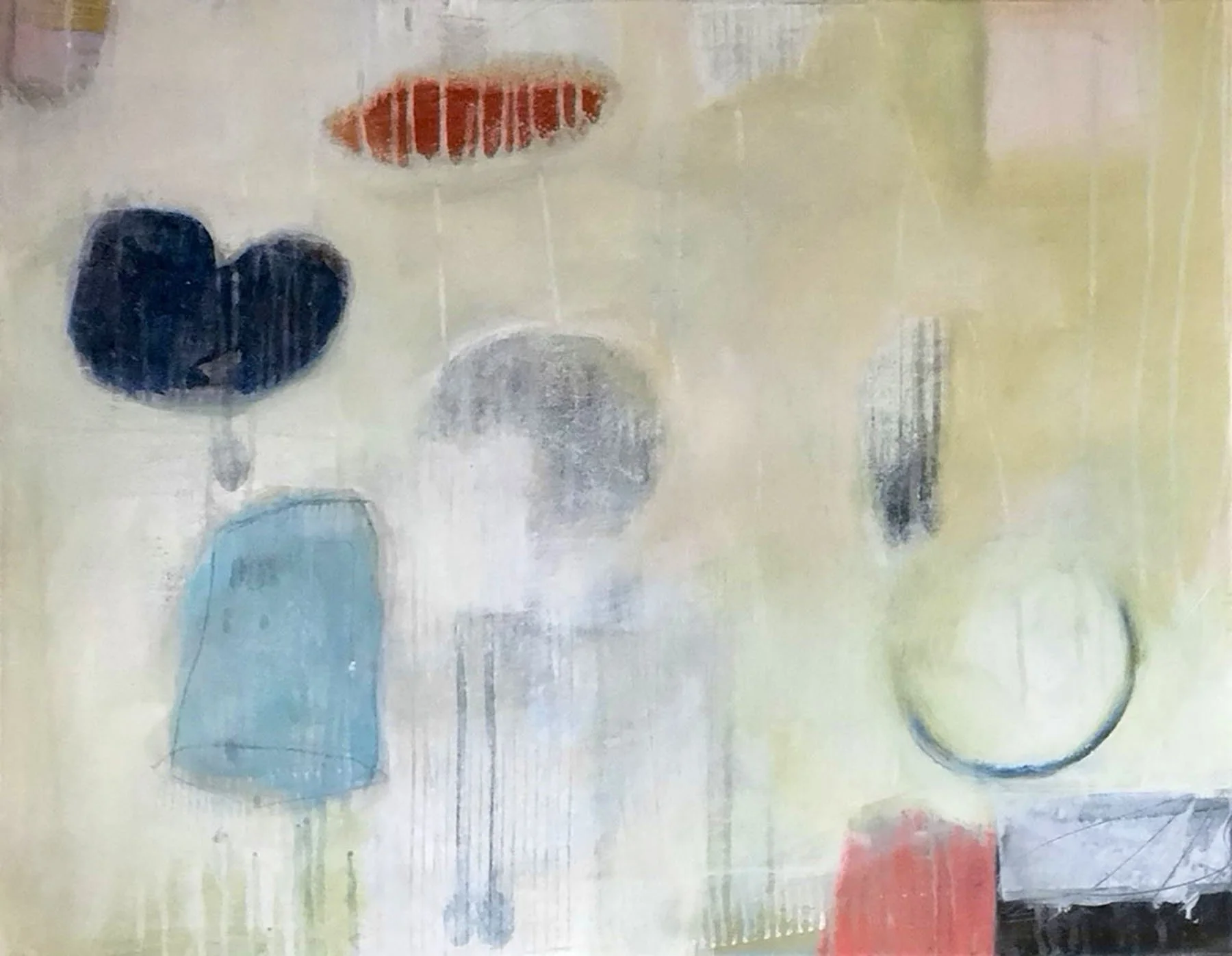 #1008
Things We Left Behind   
22"x28"
Acrylic, Graphite & Cold Wax on Canvas
2022
SOLD