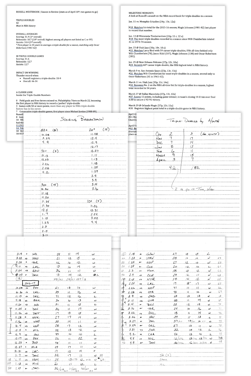 Compiling data