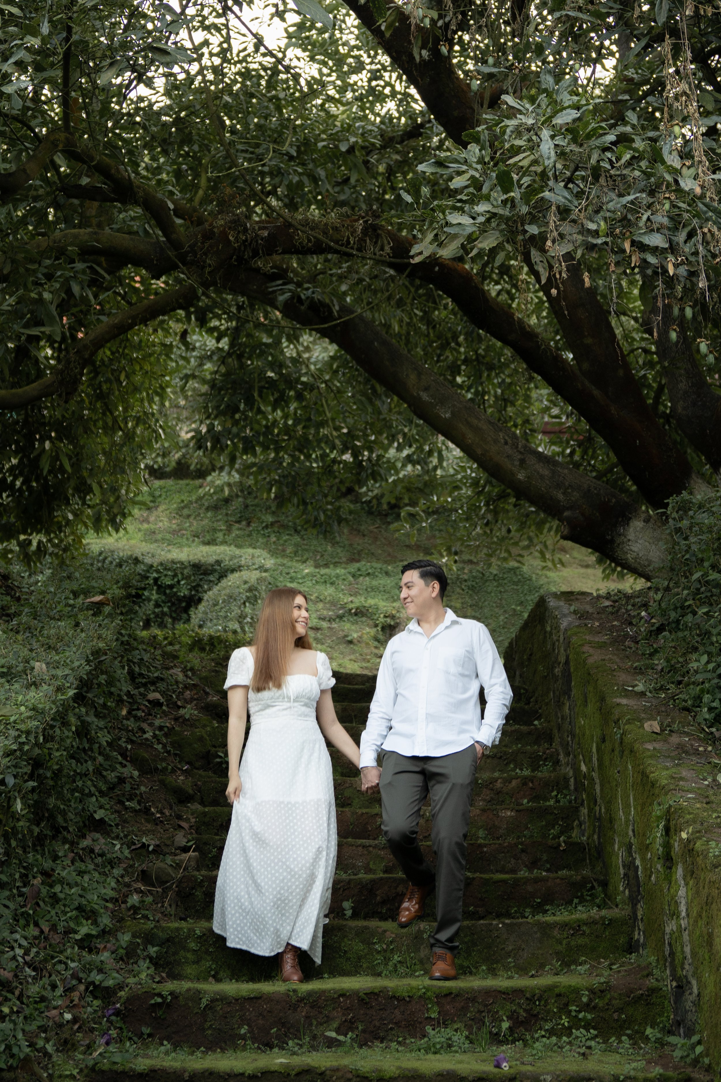 Una escapada al bosque para celebrar el “sí”.