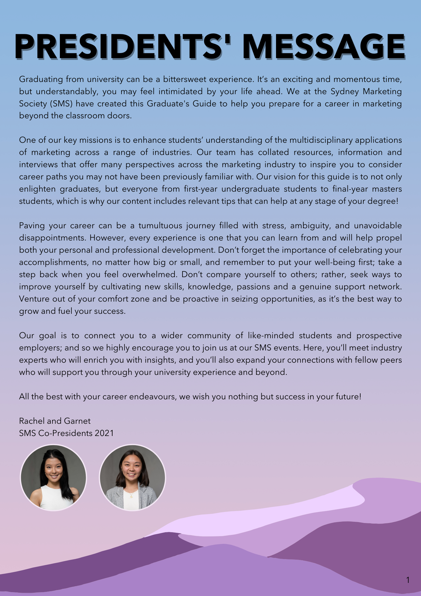 Presidents' Message