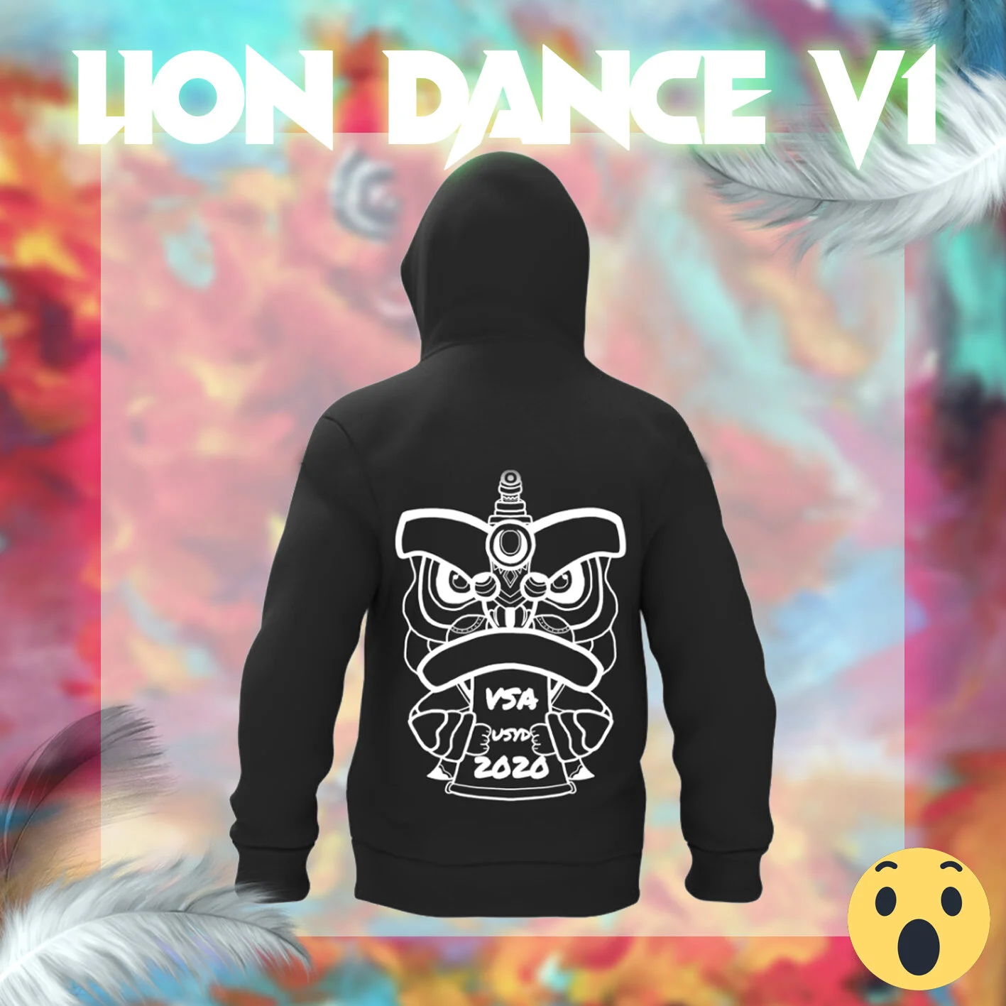 Reaction Lion Dance 1 Hoodie VSA.jpg