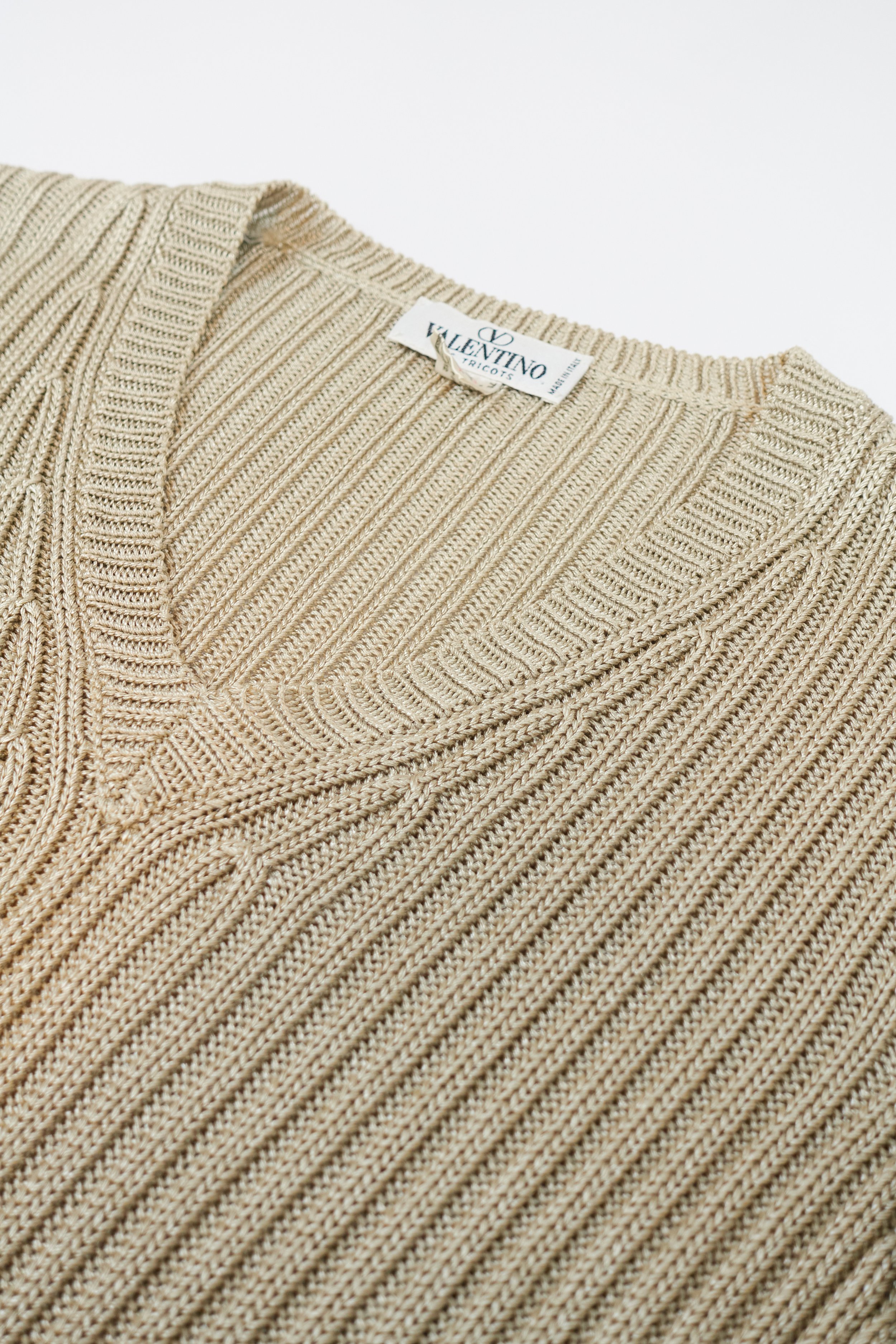 Valentino les tricots v neck knit top 401.jpg
