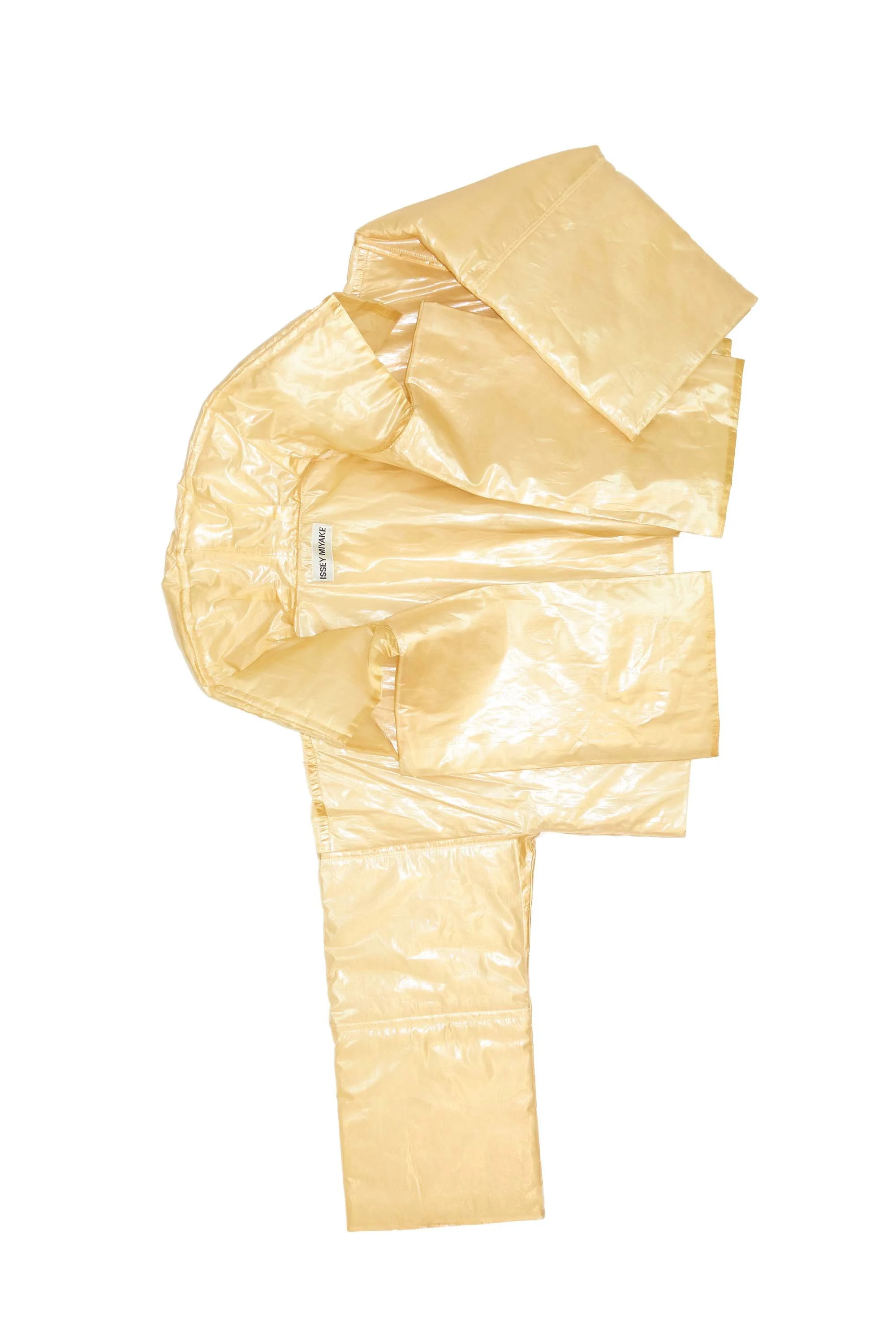 ISSEY MIYAKE Shiny Cropped Plastic-y wide silhouette Puffer Jacket 601.jpg
