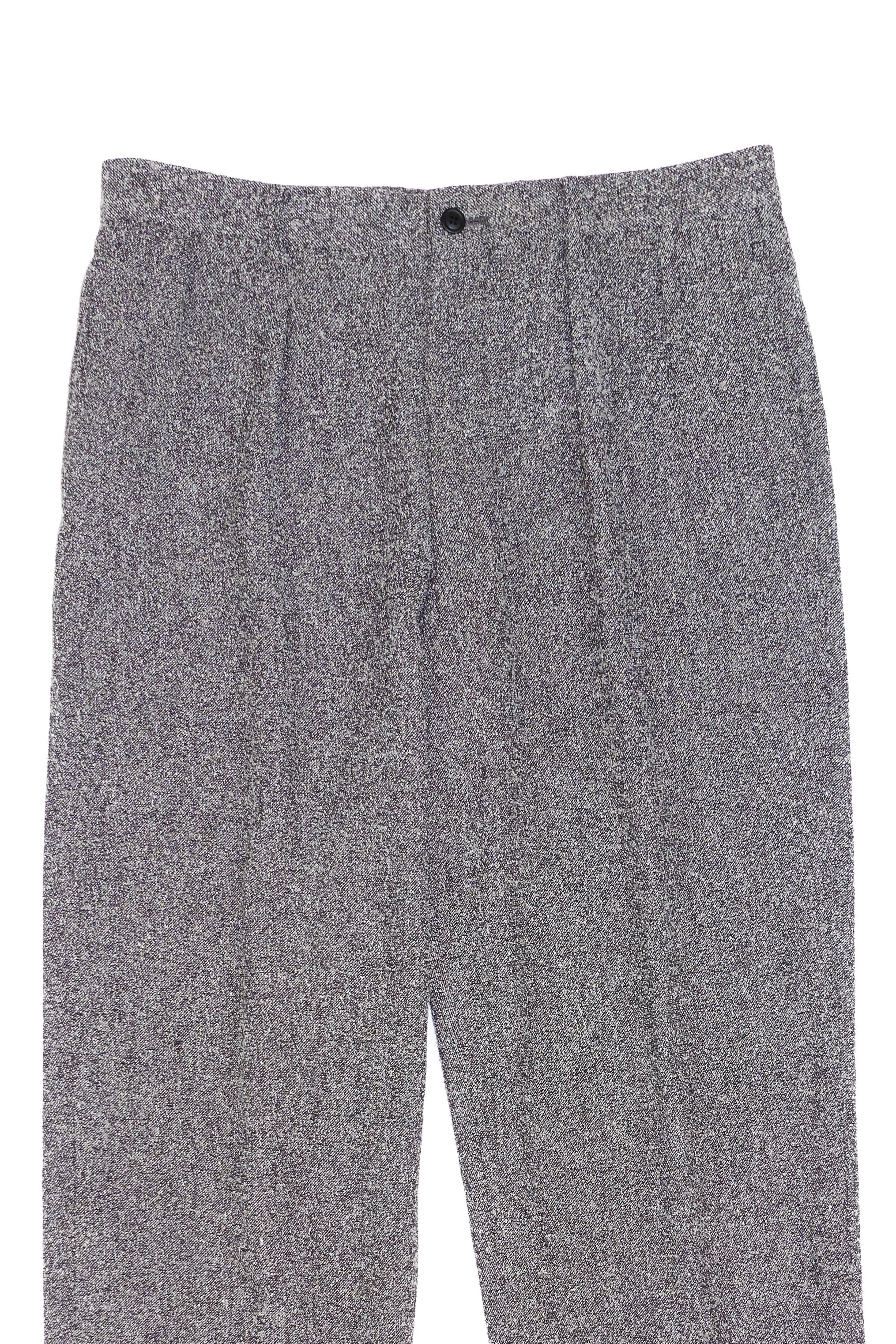 ISSEY MIYAKE WHITE LABEL boucle two tuck trousers 5.jpg